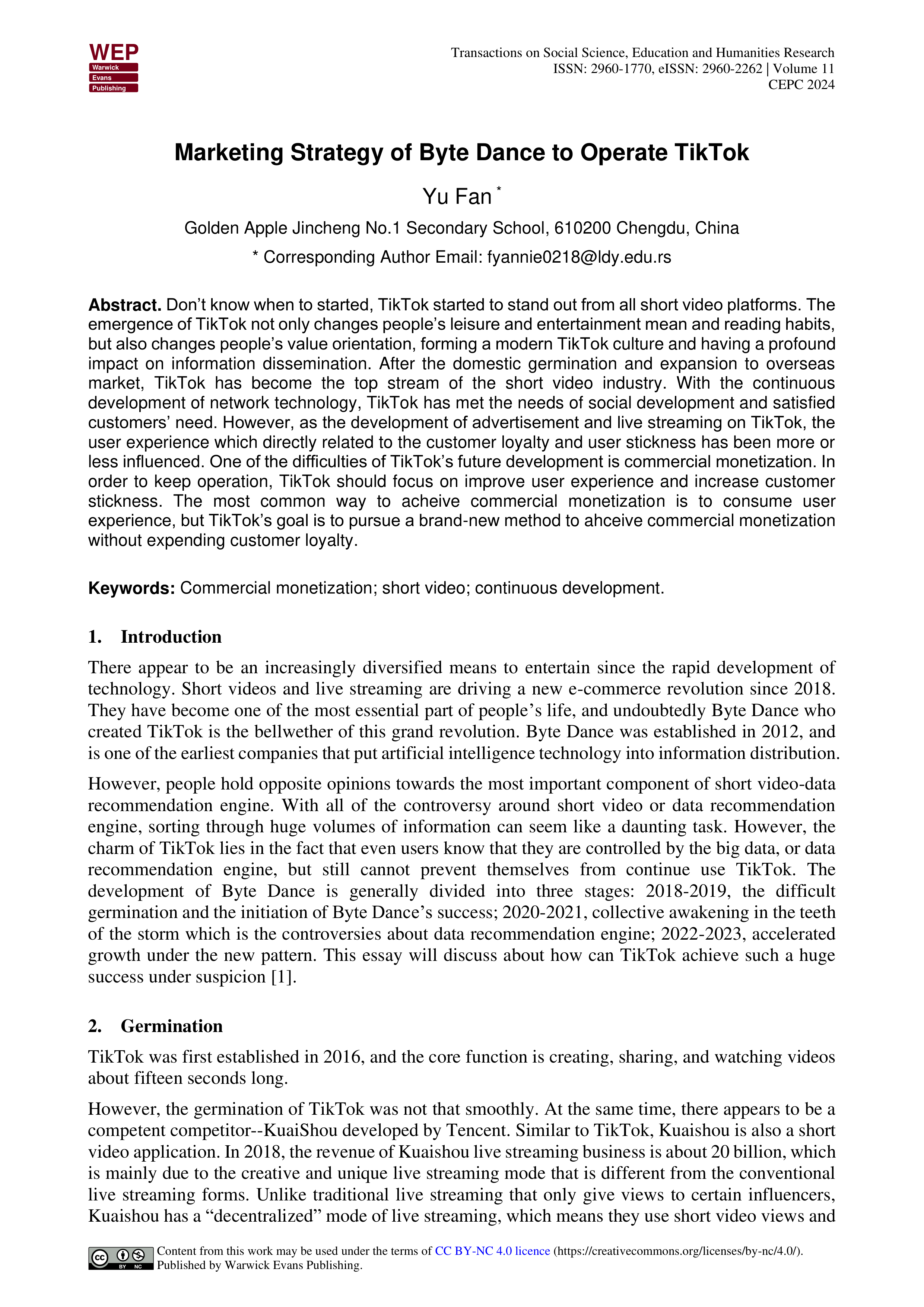 TikTok Marketing Strategy — page 1