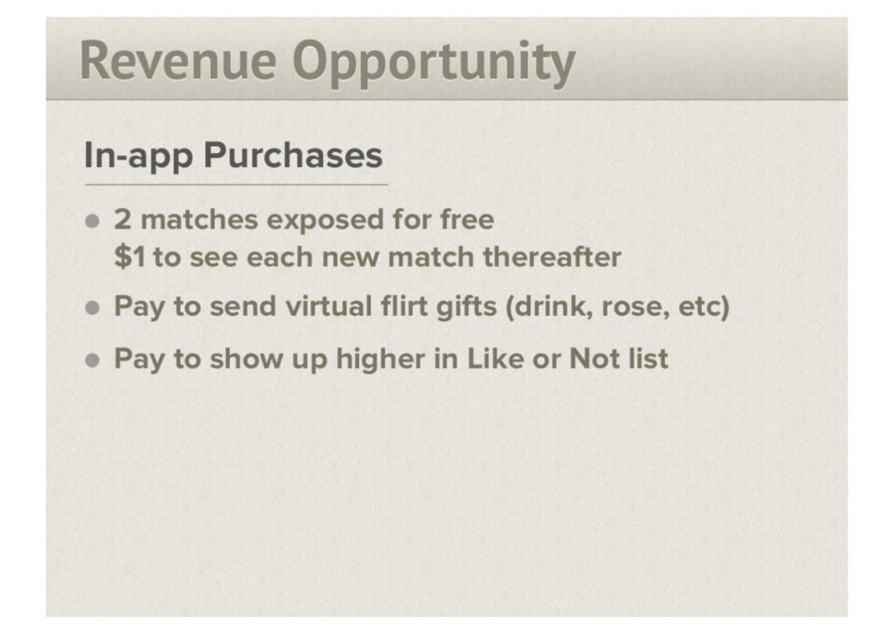 Tinder Pitch Deck  — page 10