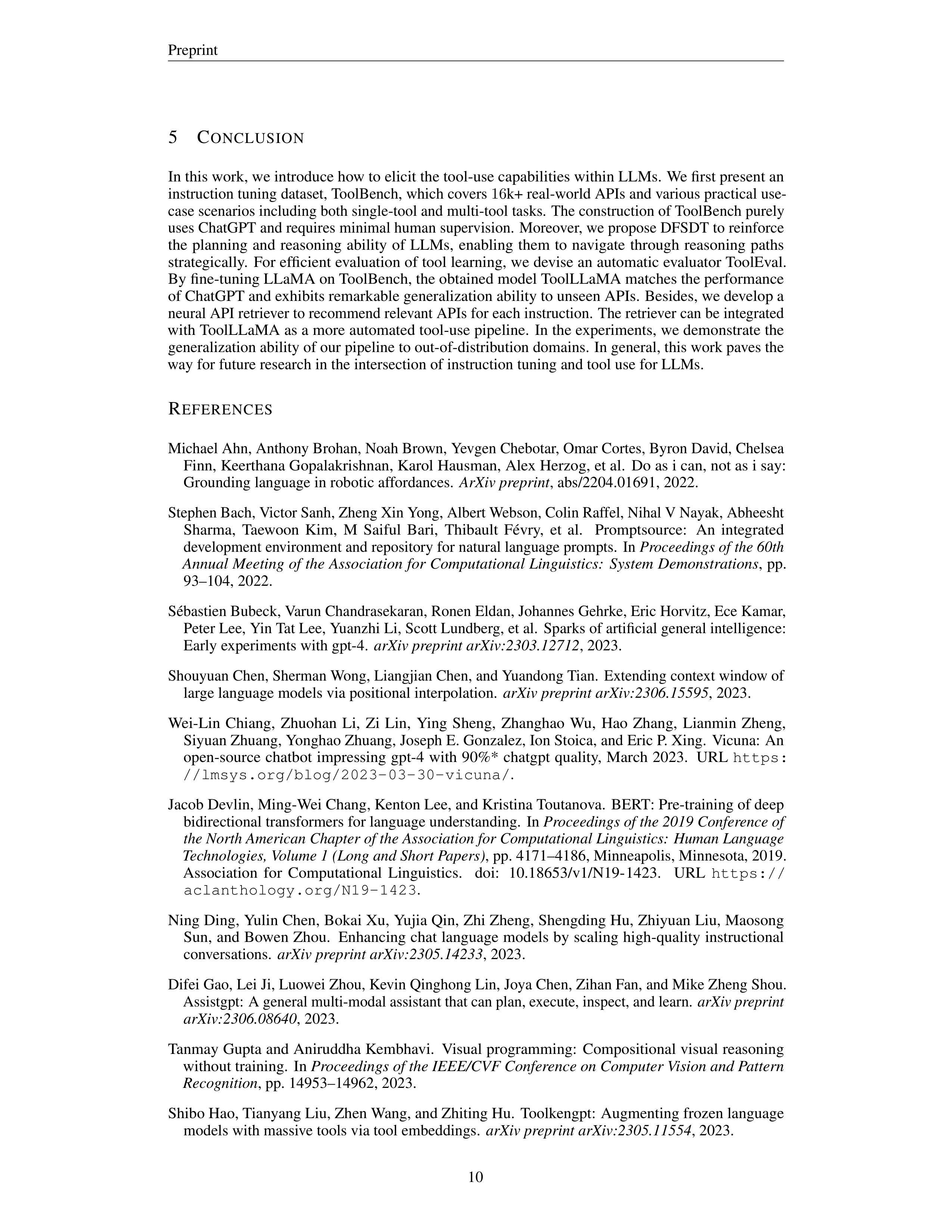 ToolLLM AI Agent for Tool Usage Automation — page 10