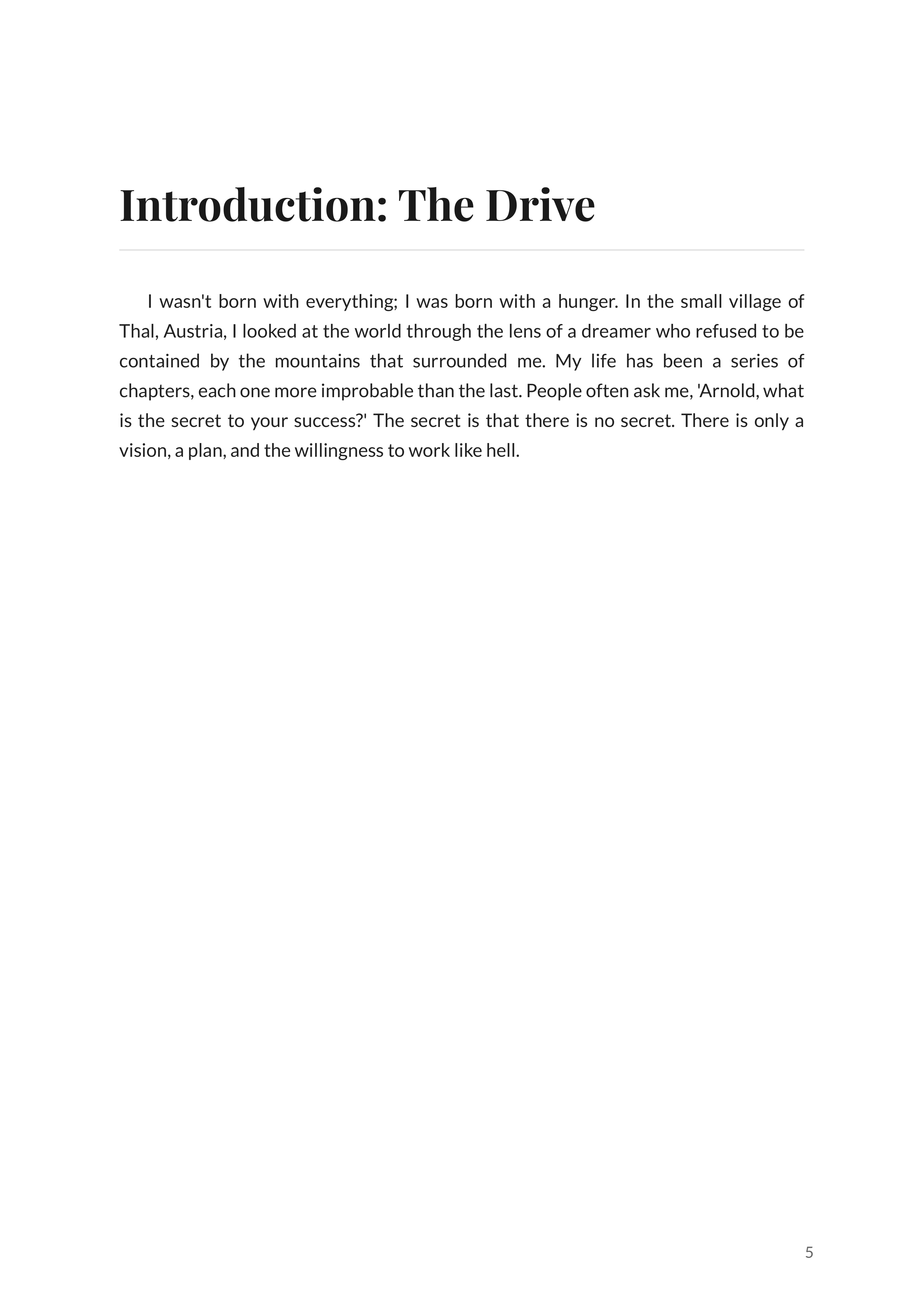 Total Recall by Arnold Schwarzenegger Actor and Governor Autobiography — page 5