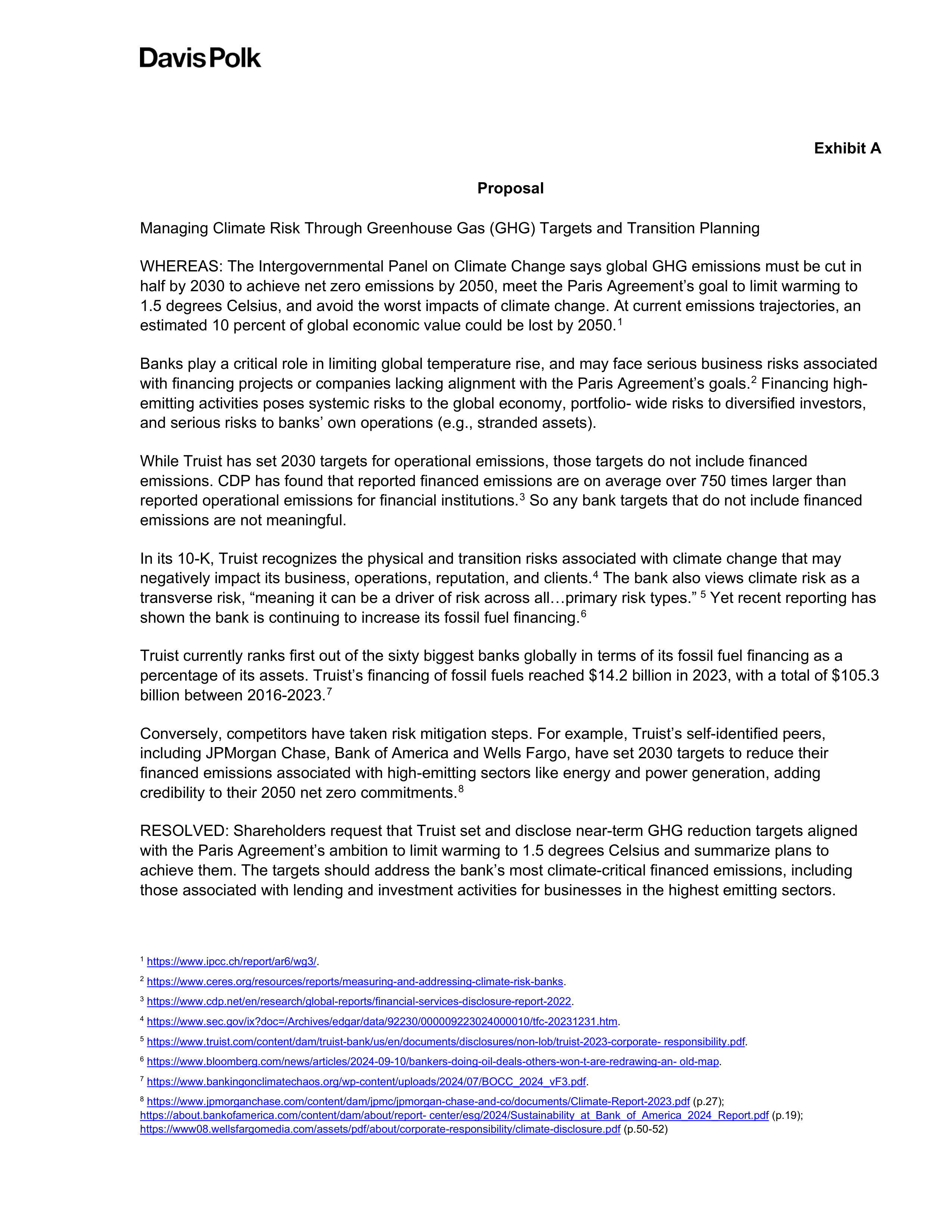 Truist Financial Proposal  — page 7