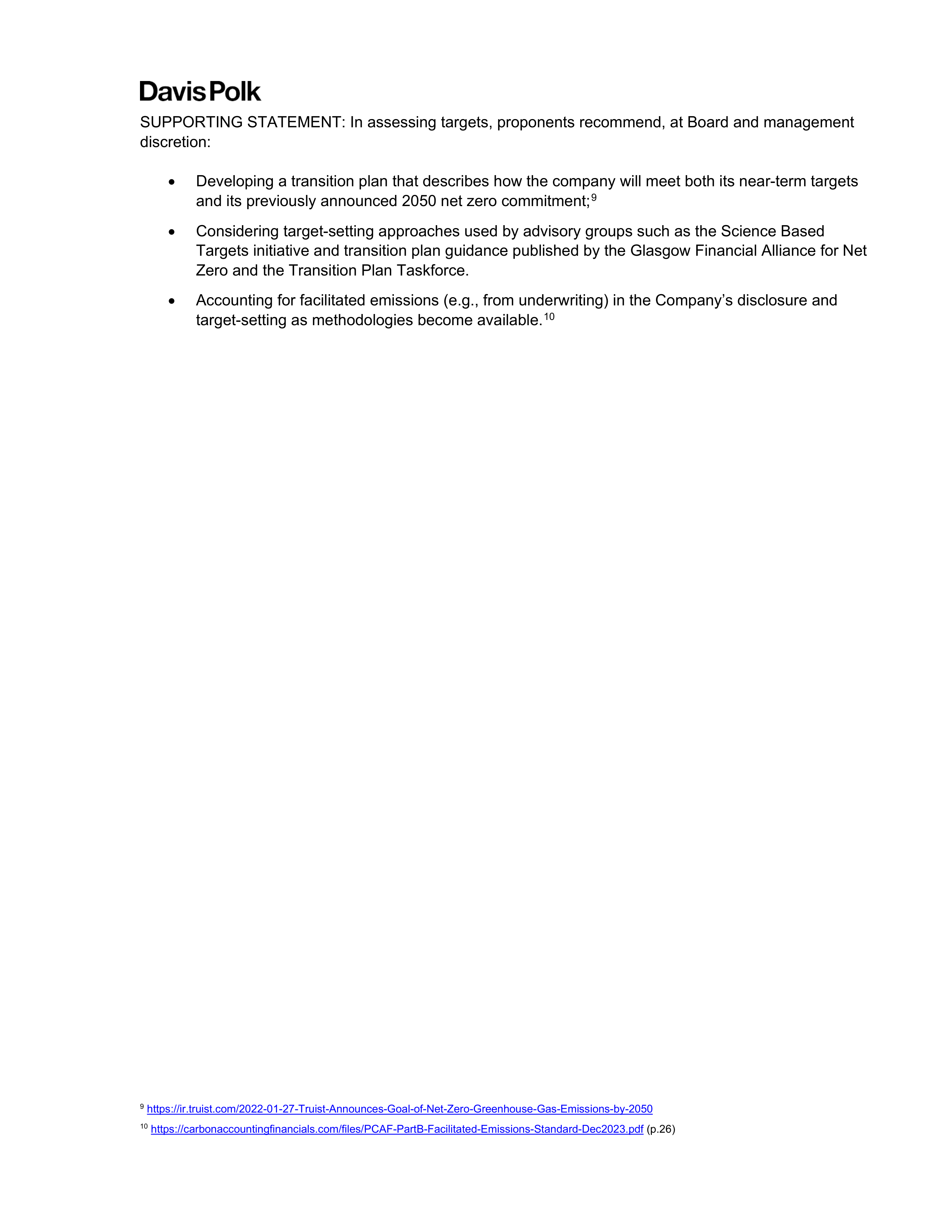 Truist Financial Proposal  — page 8