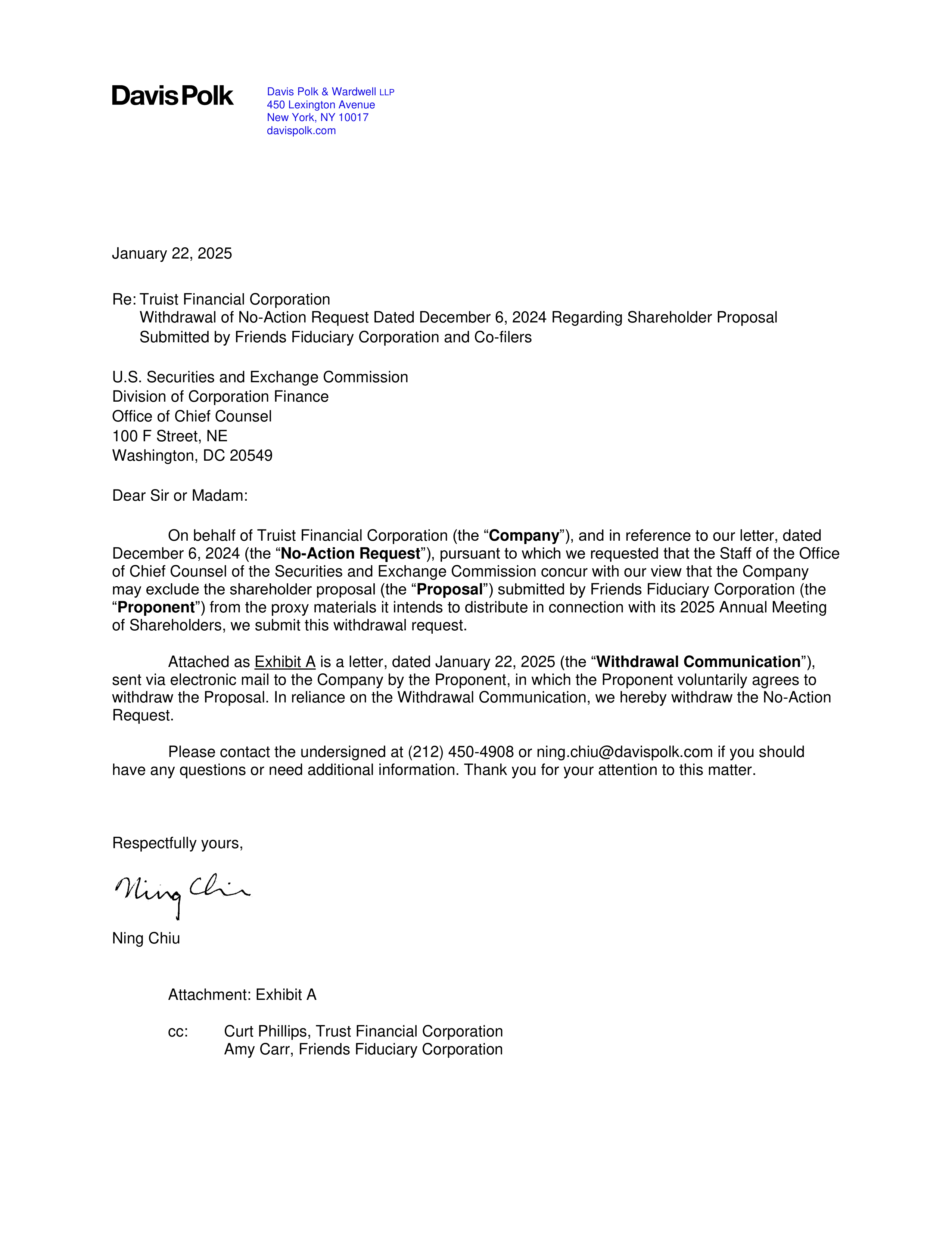Truist Financial Proposal  — page 9