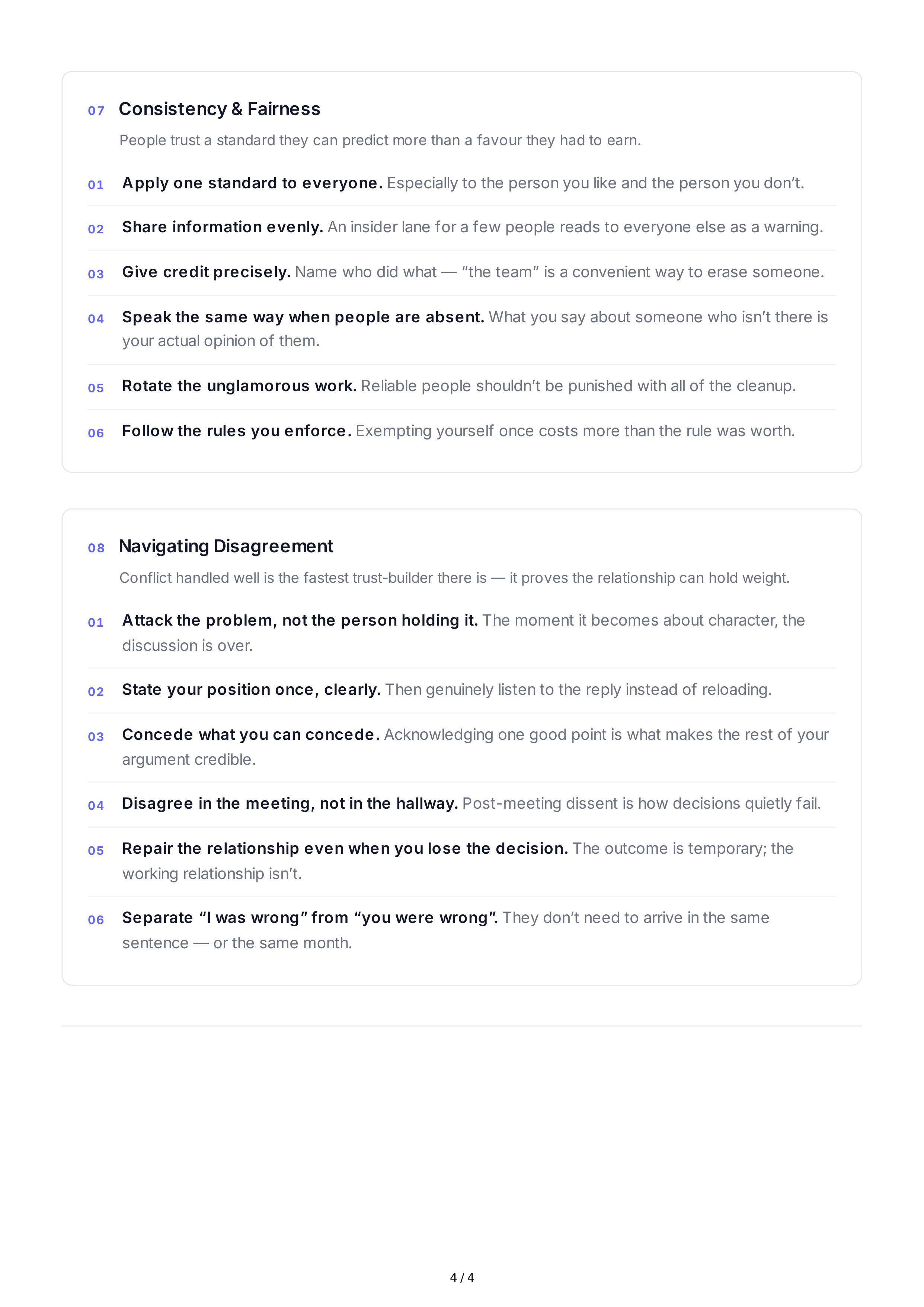 Trust Building Interpersonal Skills — page 4