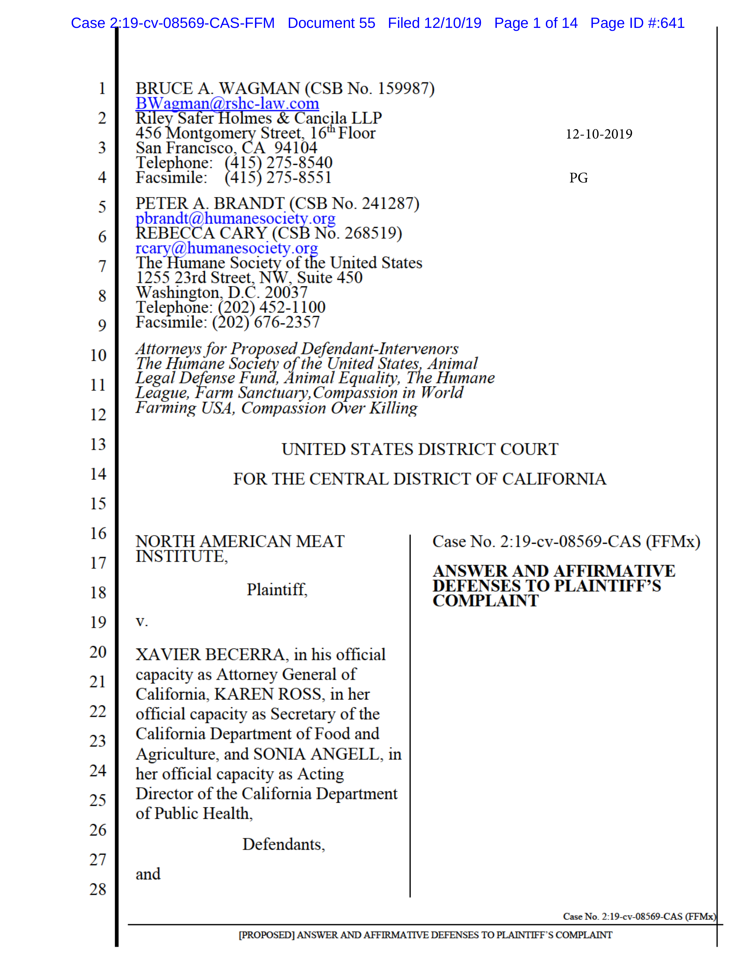 Tyson Foods Proposal  — page 102