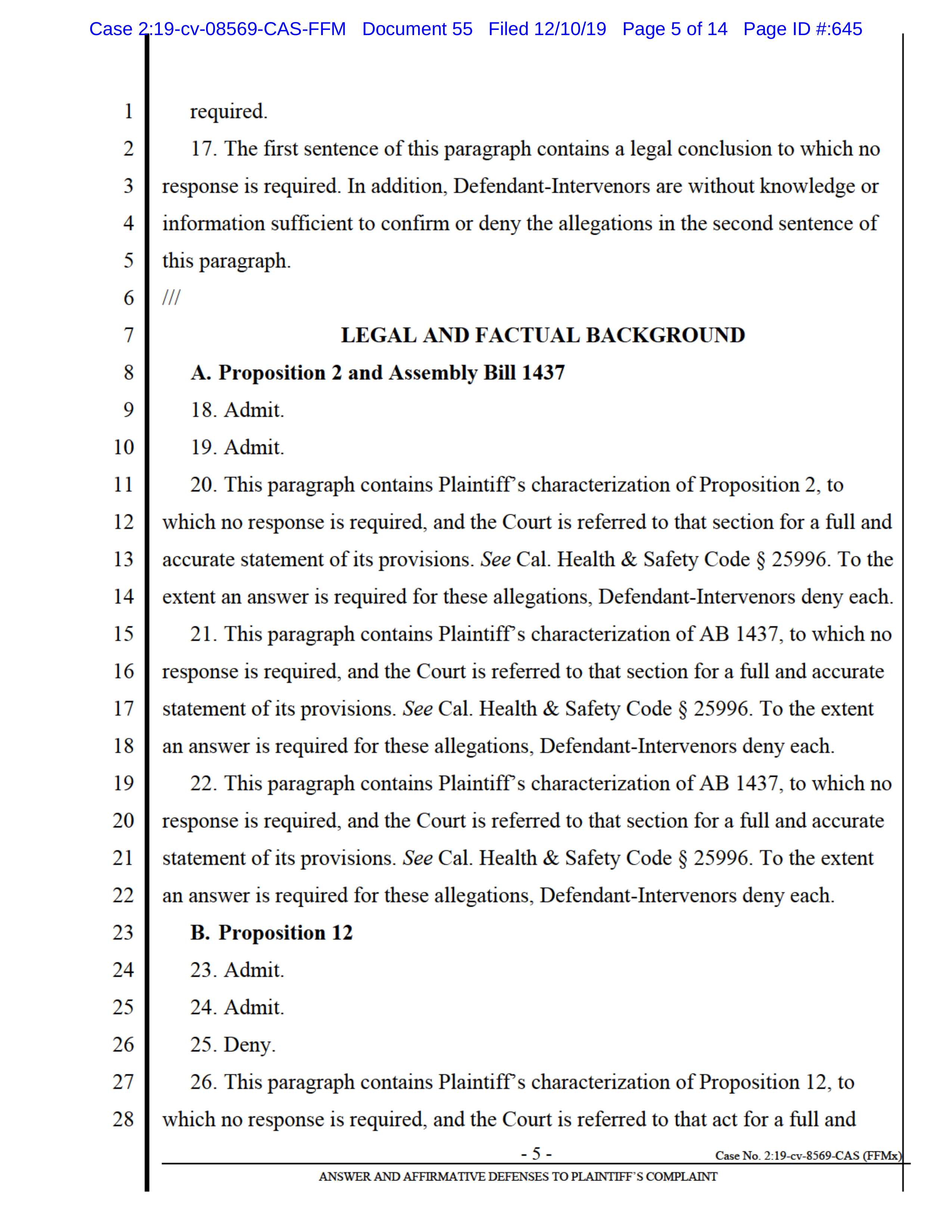 Tyson Foods Proposal  — page 106