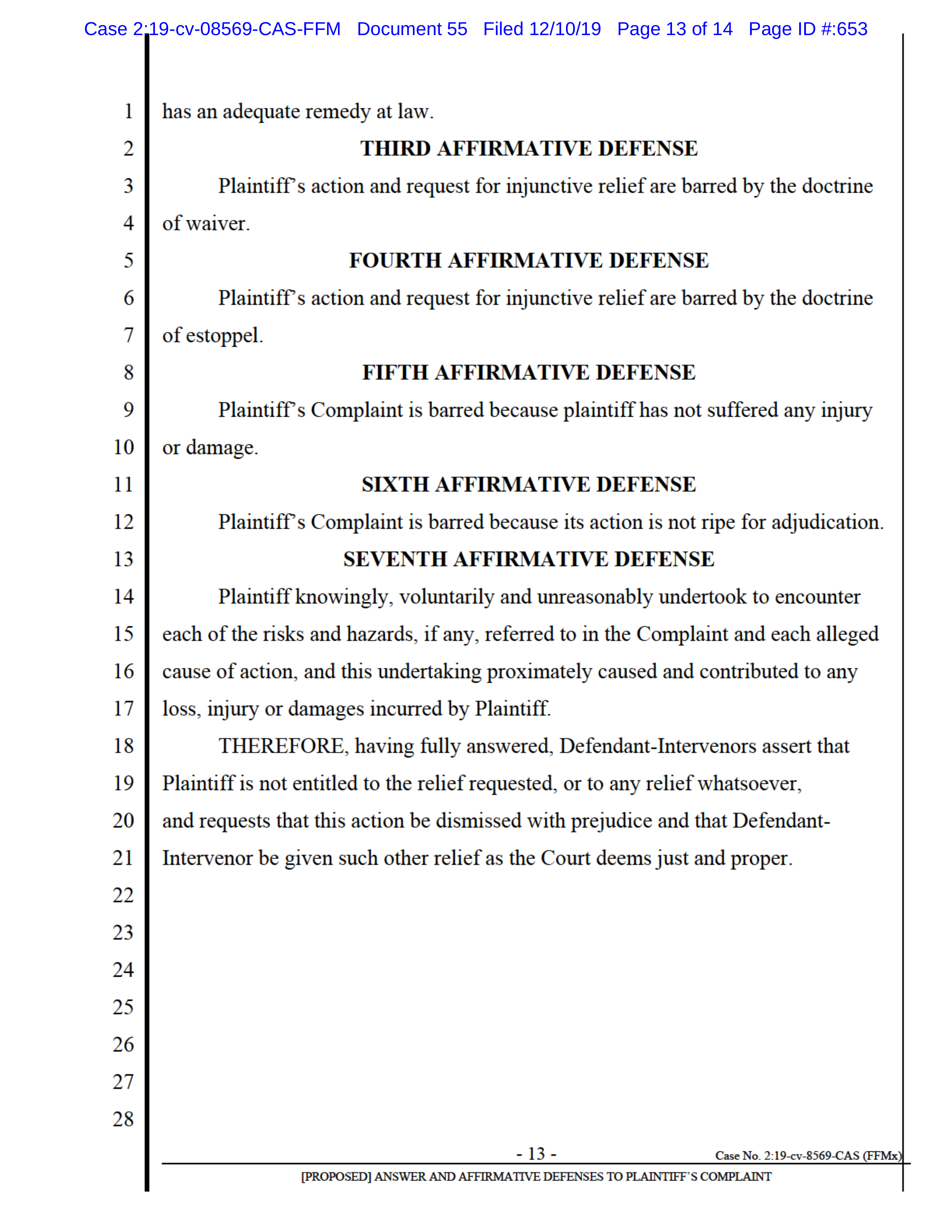 Tyson Foods Proposal  — page 114