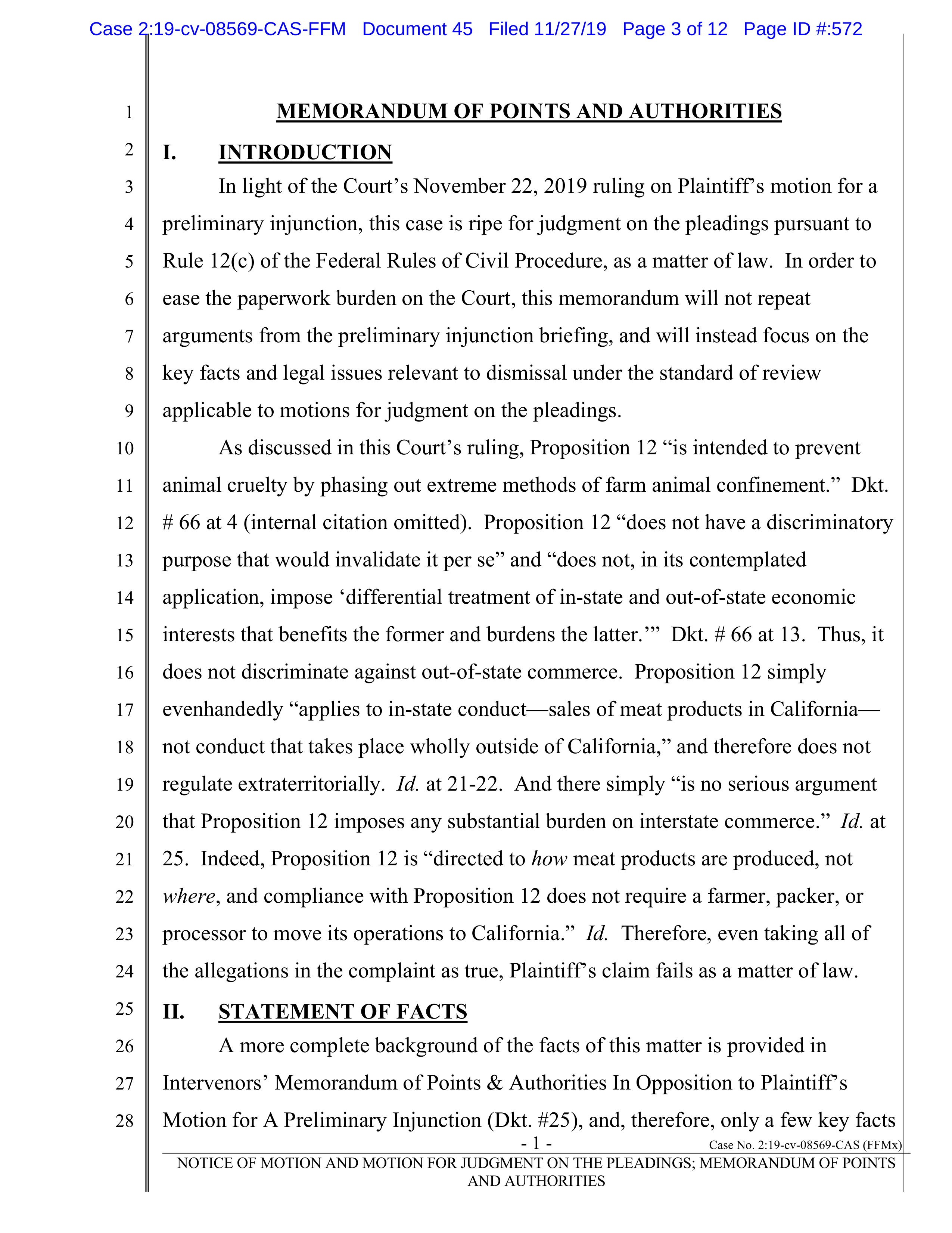 Tyson Foods Proposal  — page 119