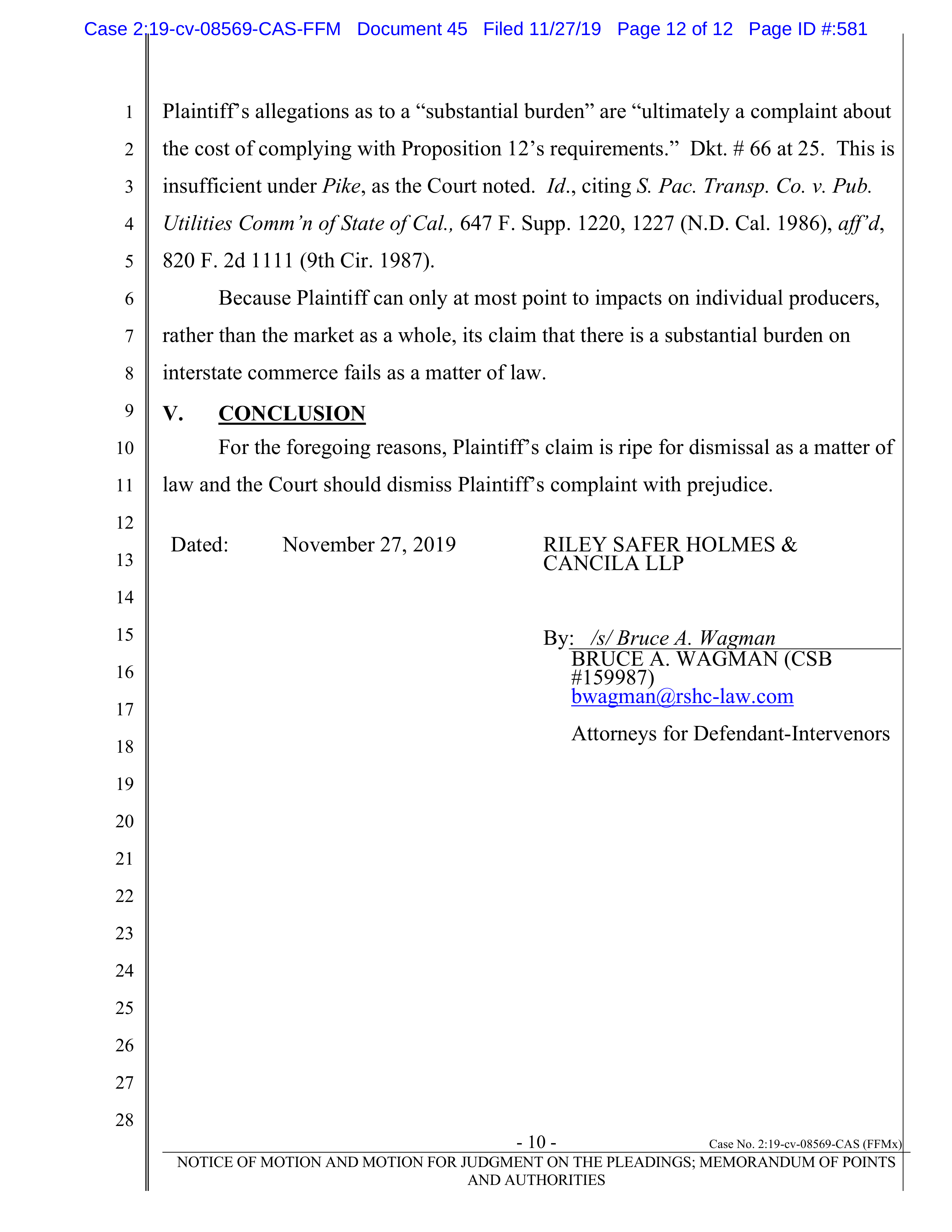 Tyson Foods Proposal  — page 128
