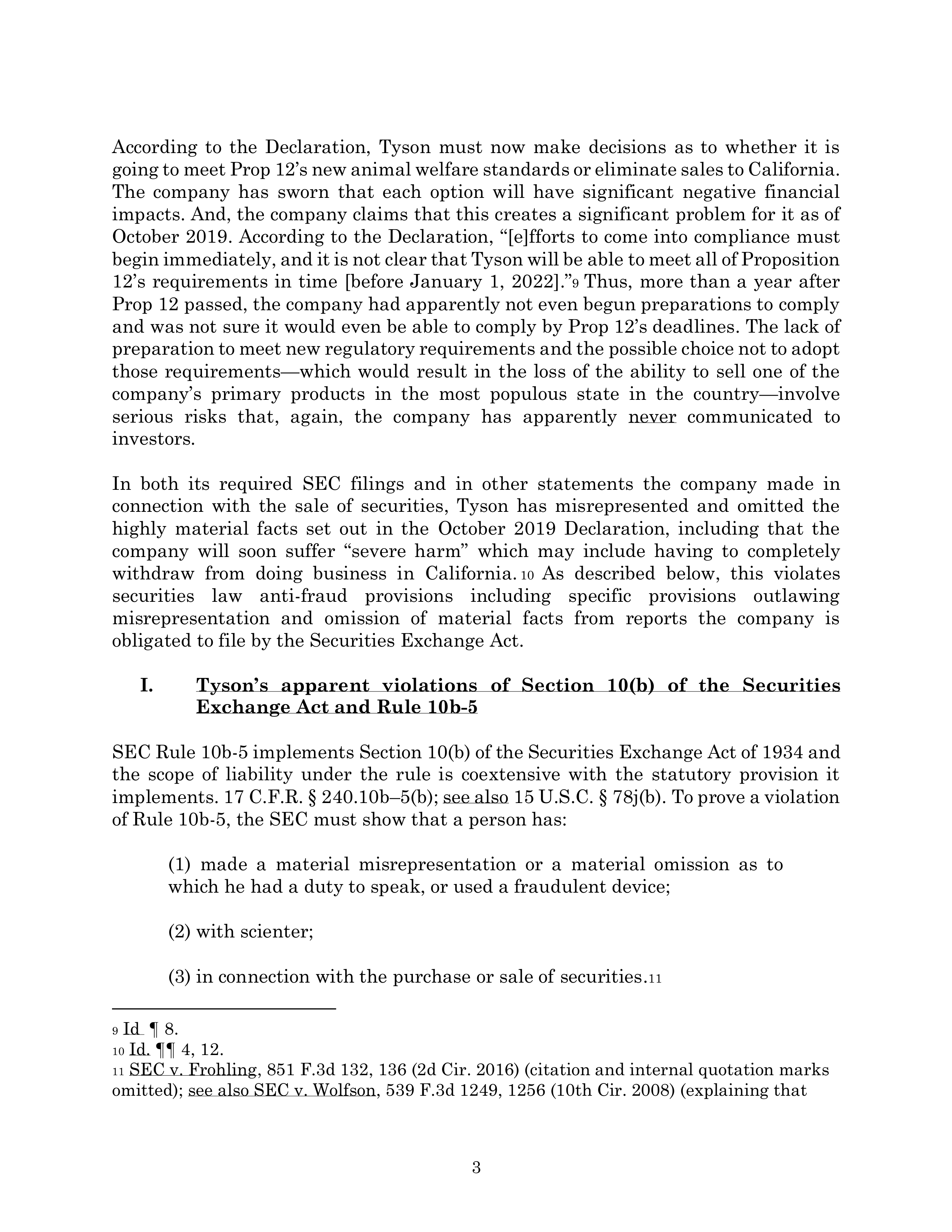 Tyson Foods Proposal  — page 35