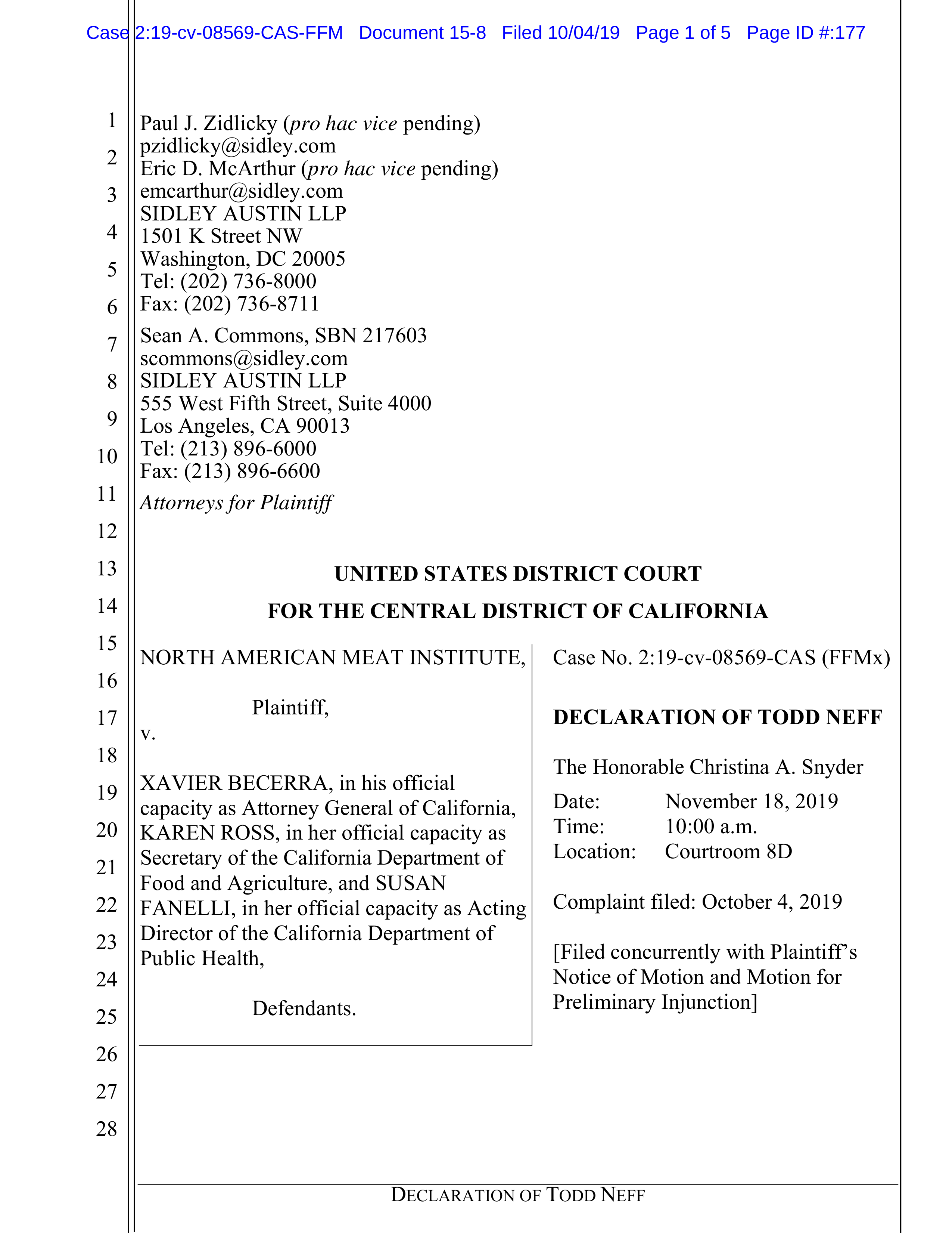 Tyson Foods Proposal  — page 47