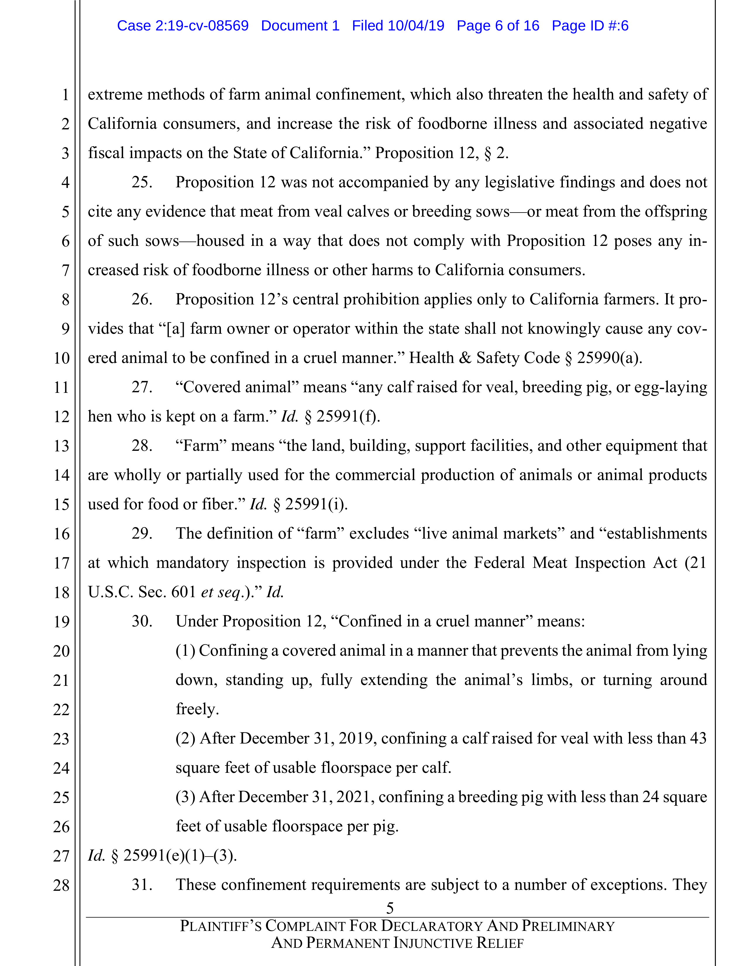 Tyson Foods Proposal  — page 69