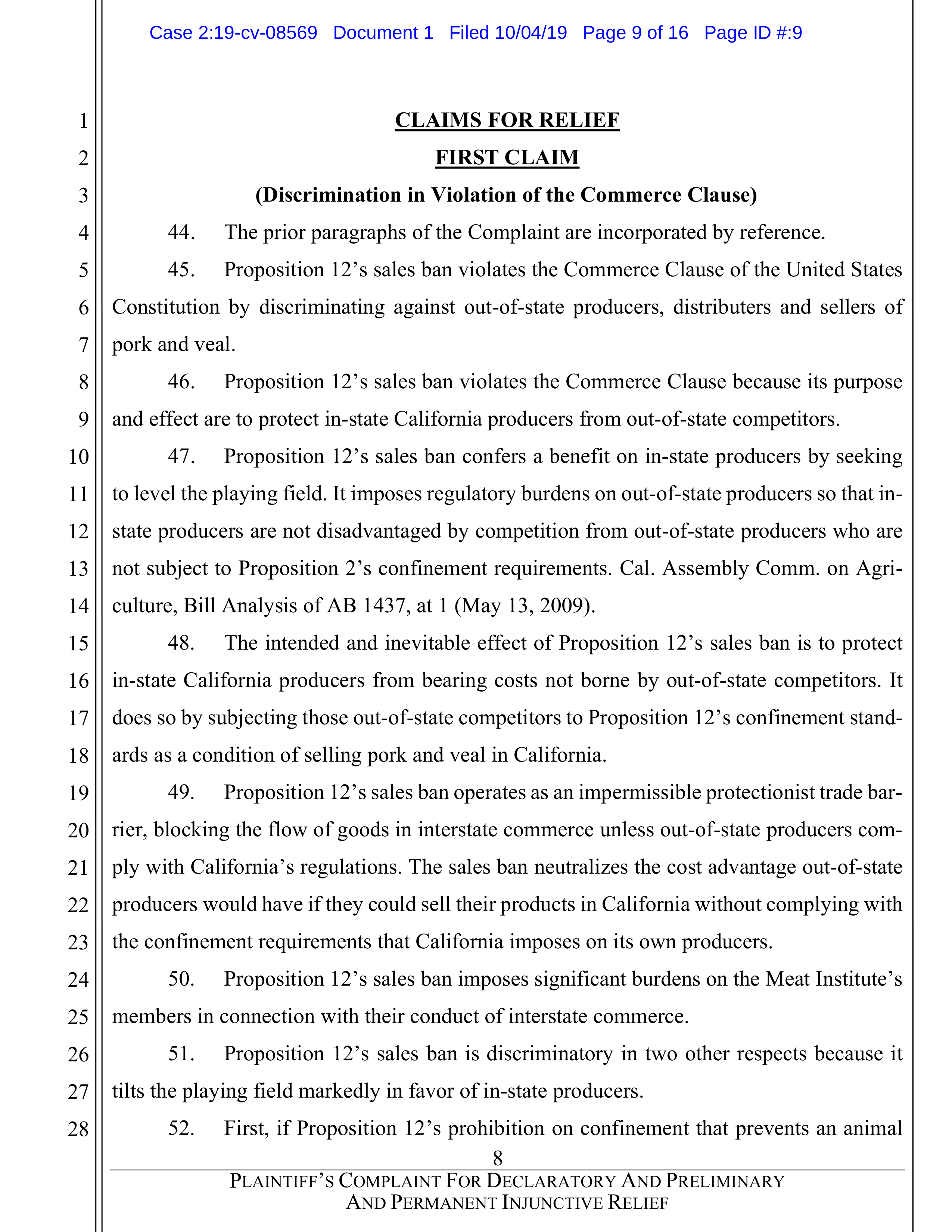 Tyson Foods Proposal  — page 72