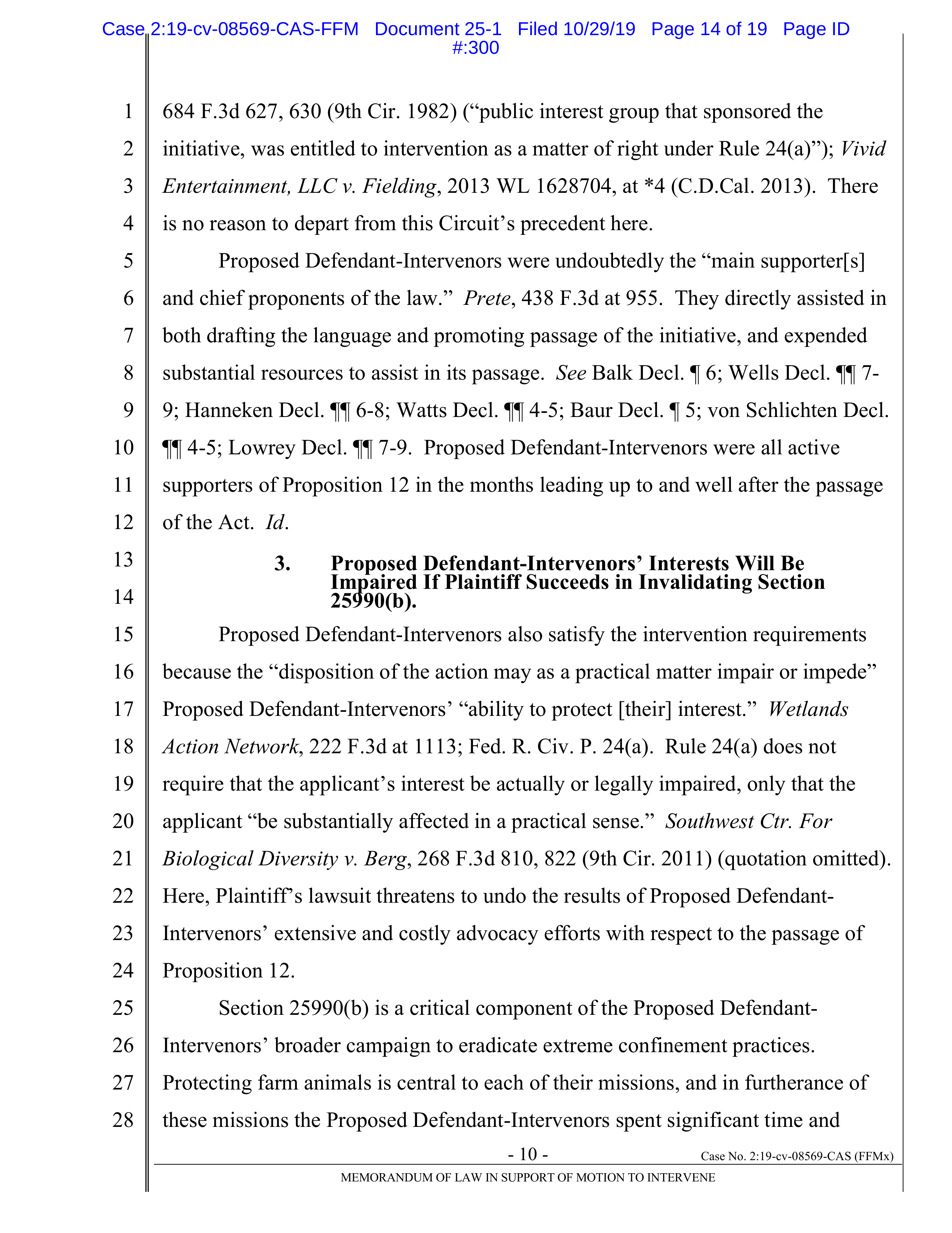 Tyson Foods Proposal  — page 94