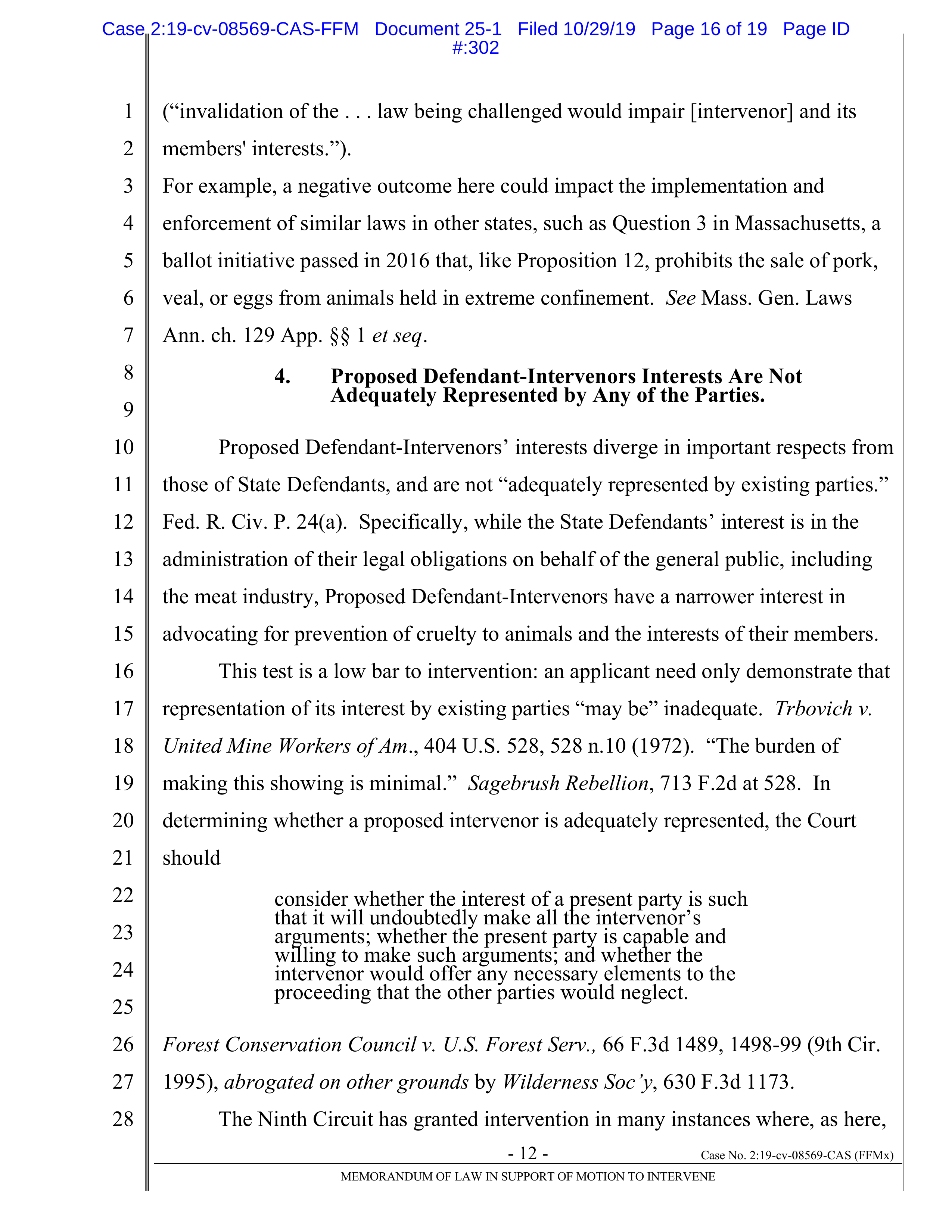 Tyson Foods Proposal  — page 96