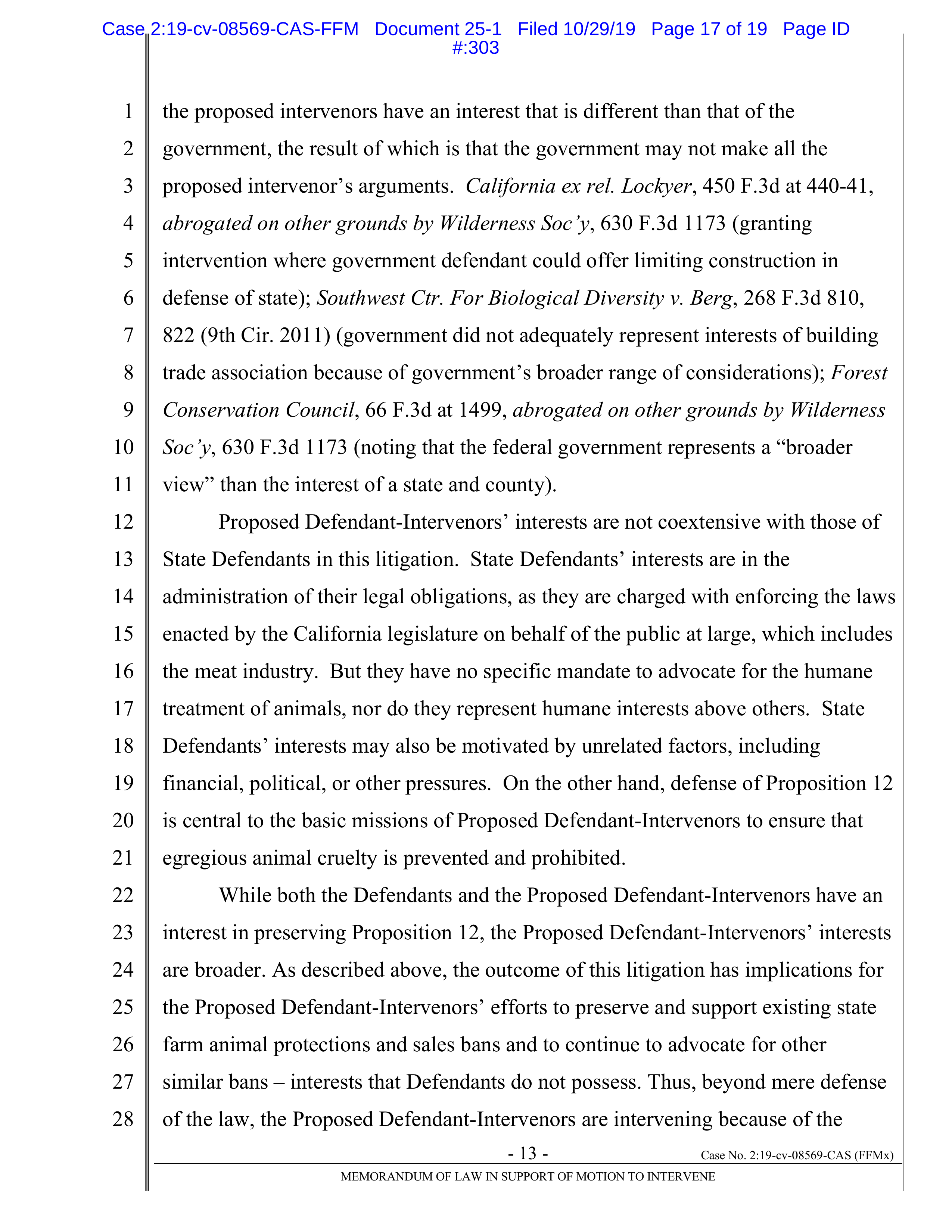 Tyson Foods Proposal  — page 97