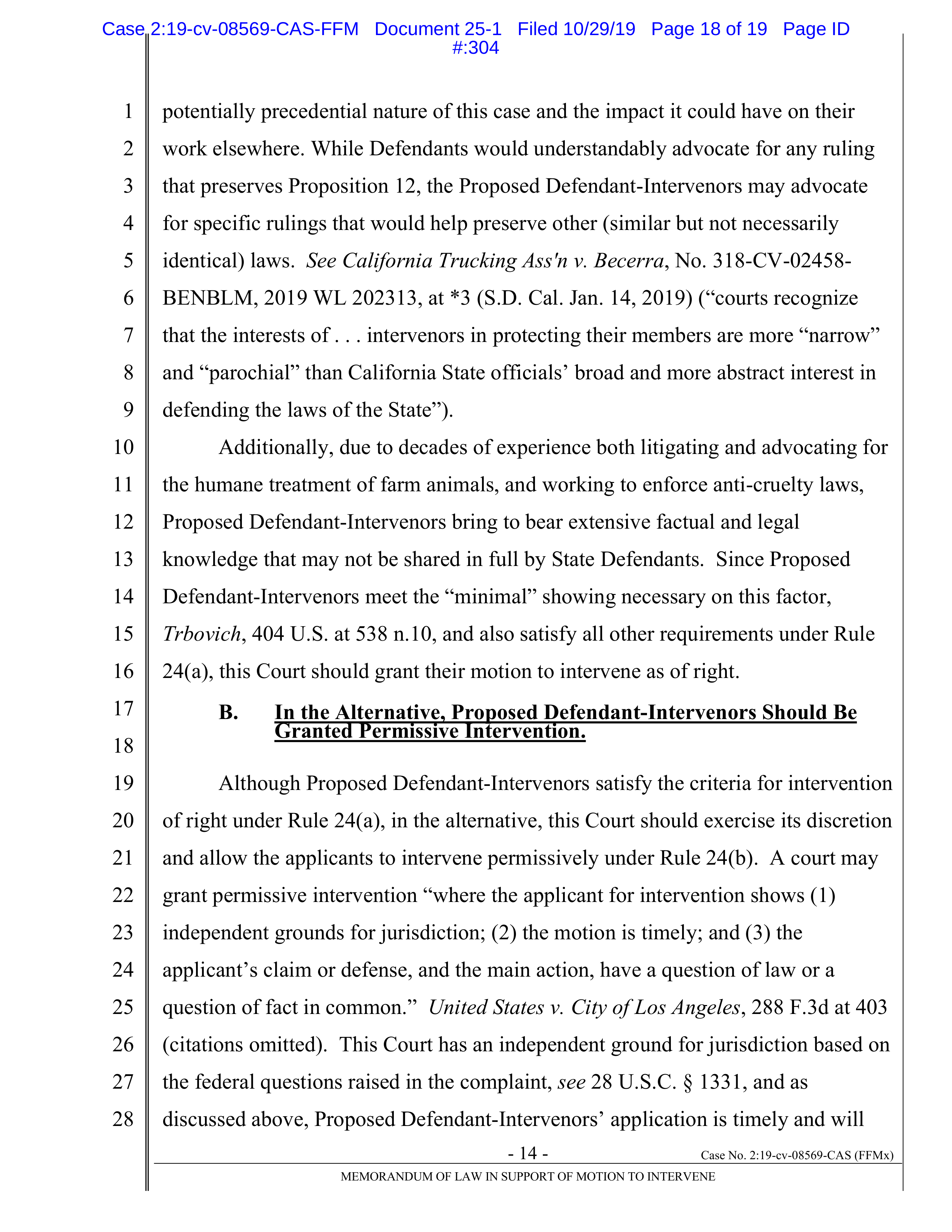 Tyson Foods Proposal  — page 98