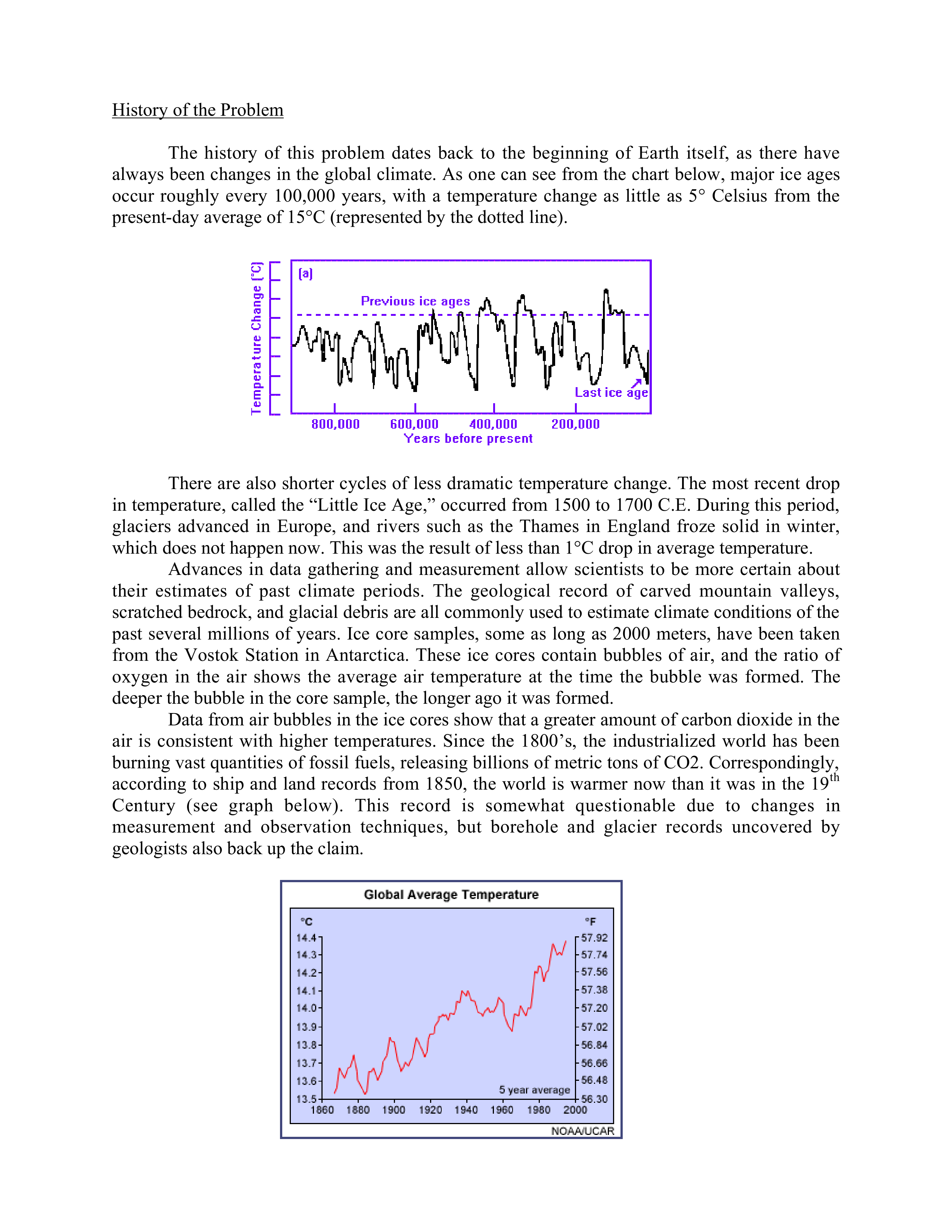 UNEP Global Climate Change Problem Statement — page 2