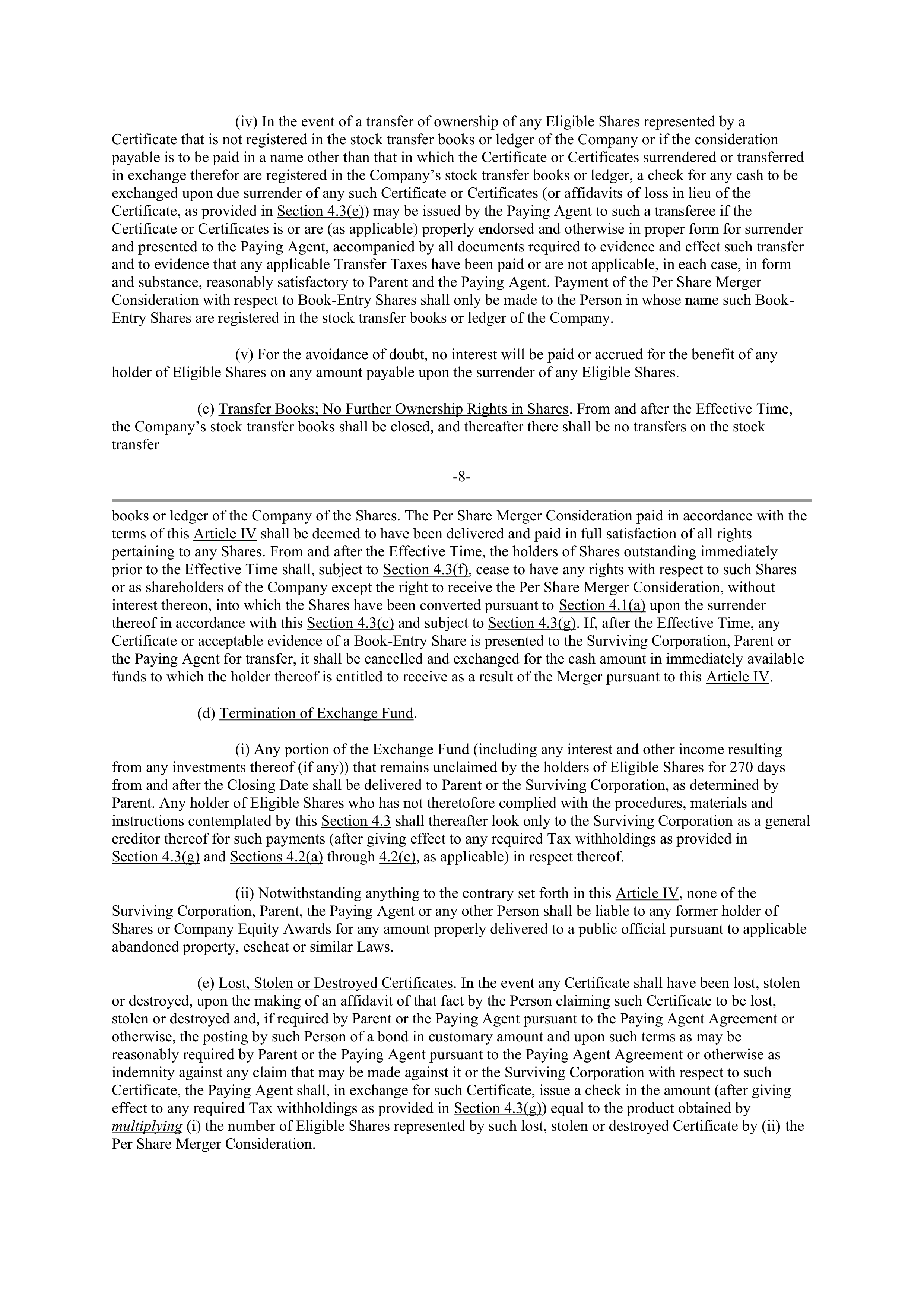 UNITEDHEALTH GROUP Merger Contractor — page 11
