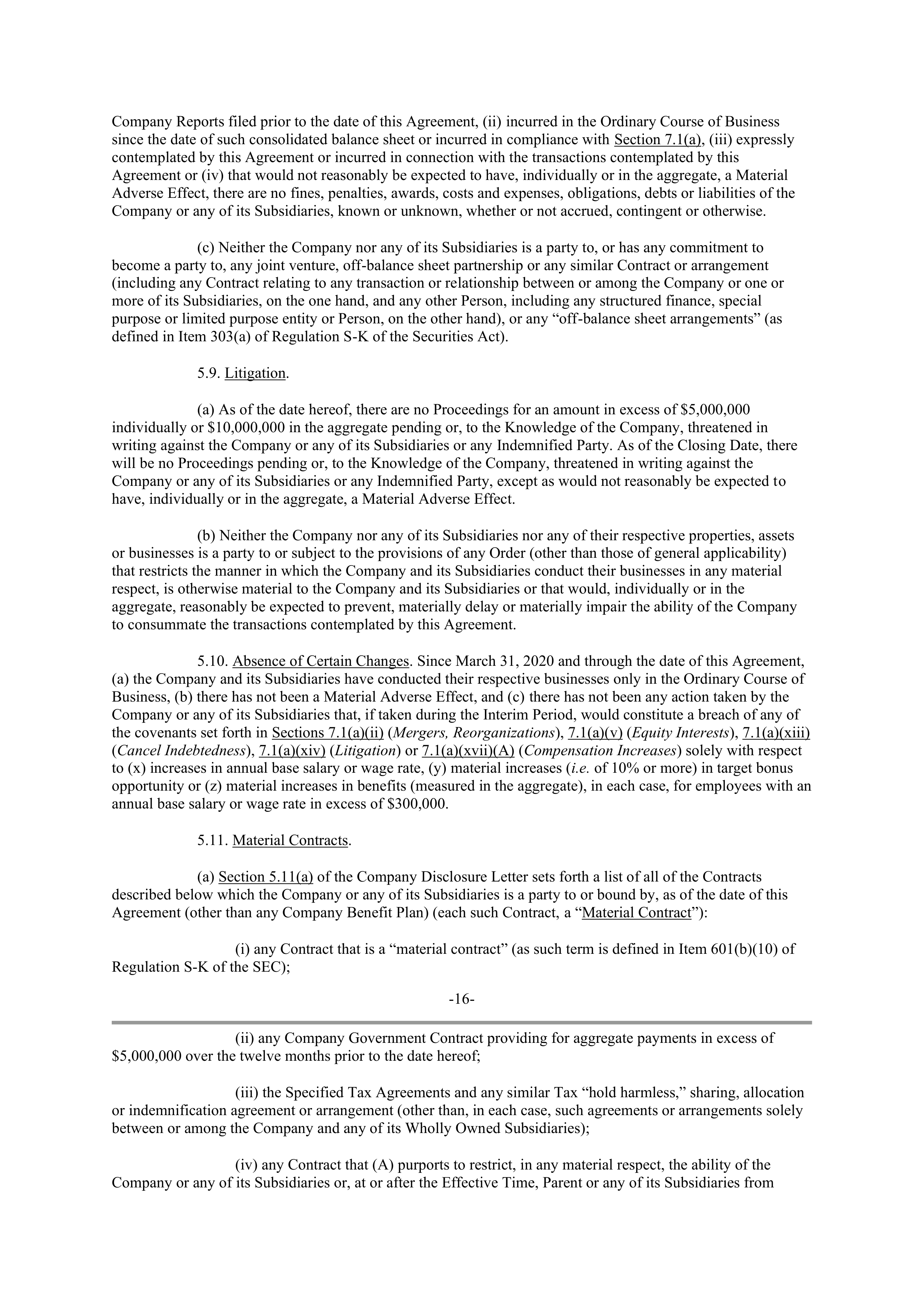 UNITEDHEALTH GROUP Merger Contractor — page 18