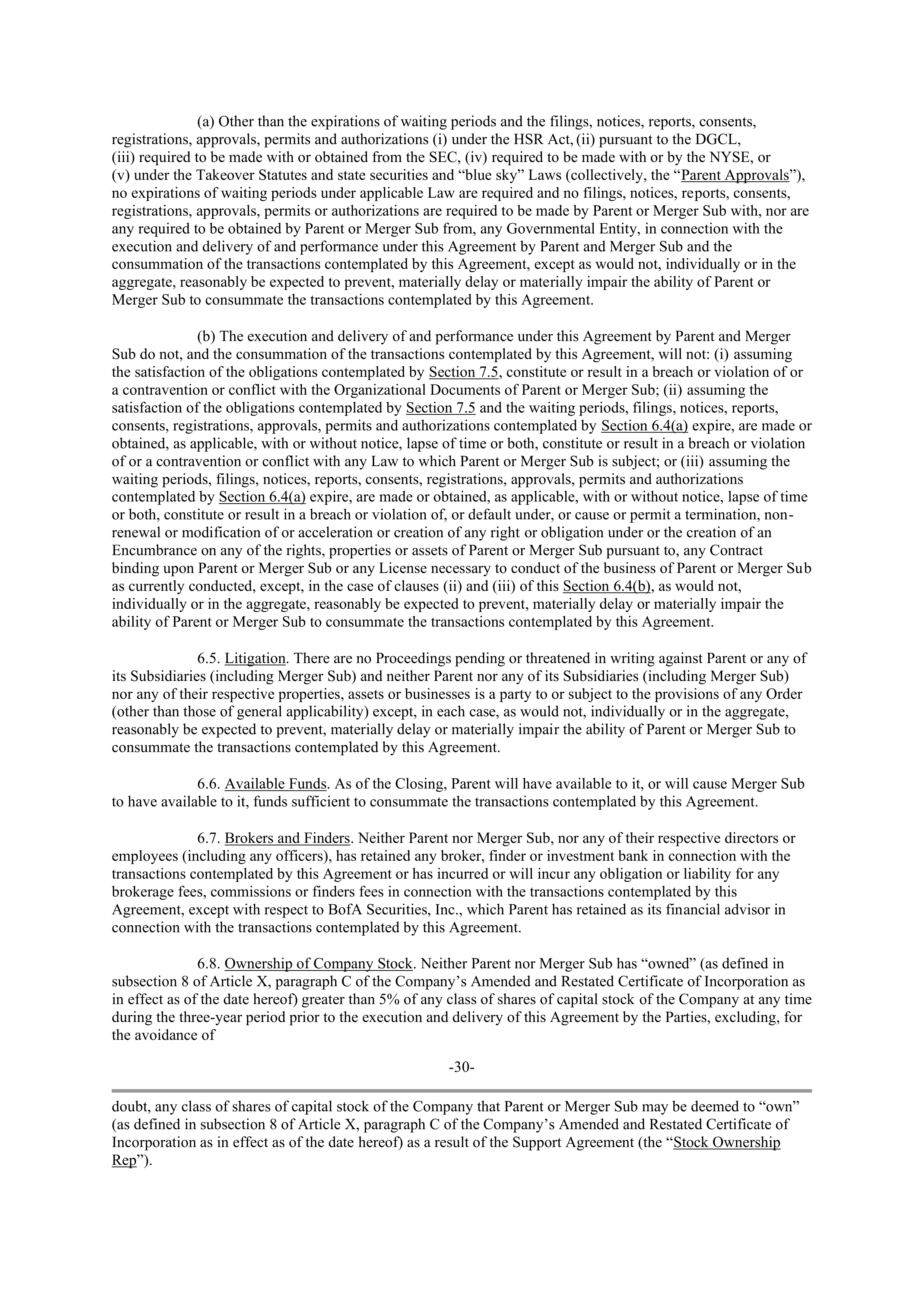 UNITEDHEALTH GROUP Merger Contractor — page 31