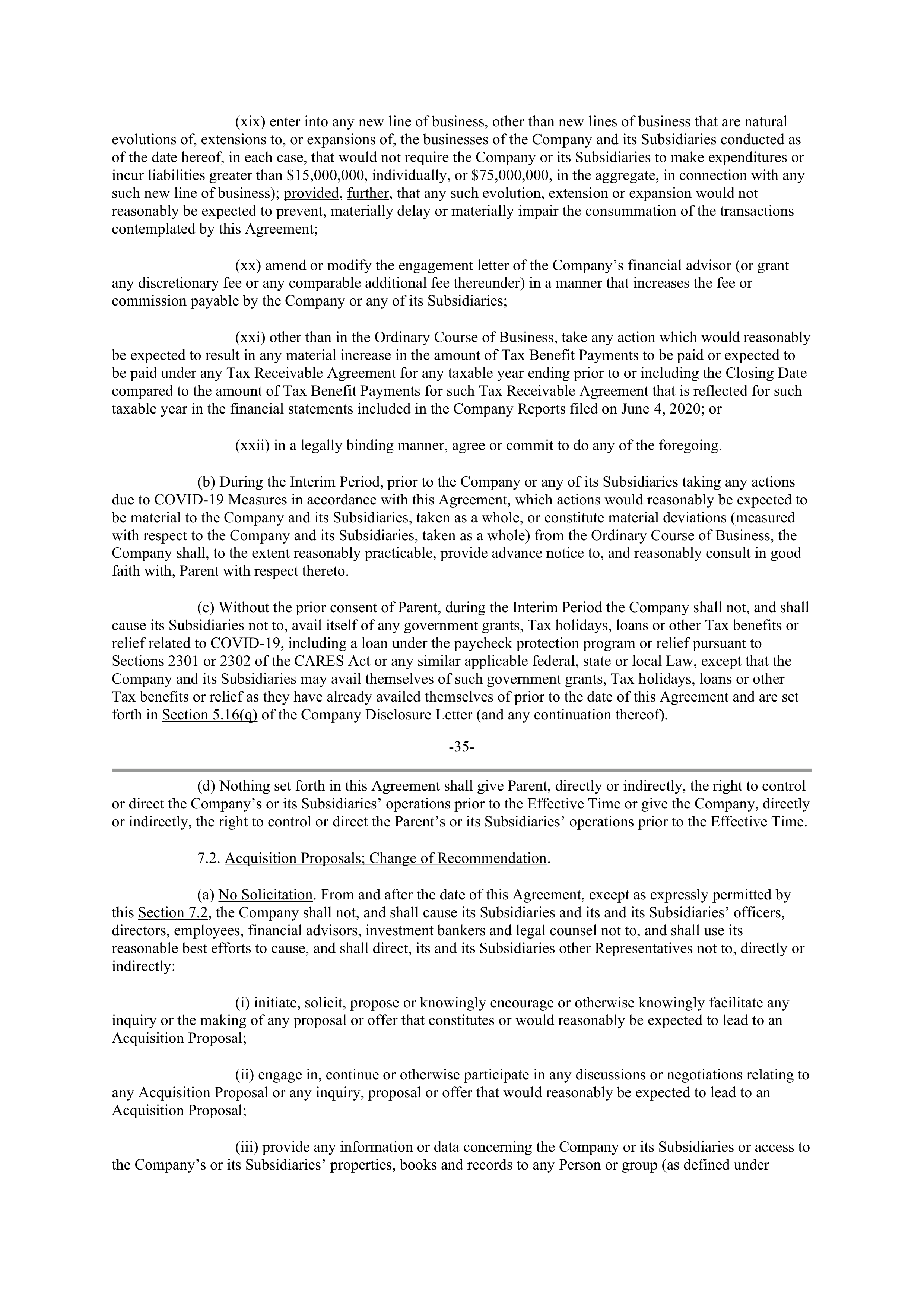 UNITEDHEALTH GROUP Merger Contractor — page 36