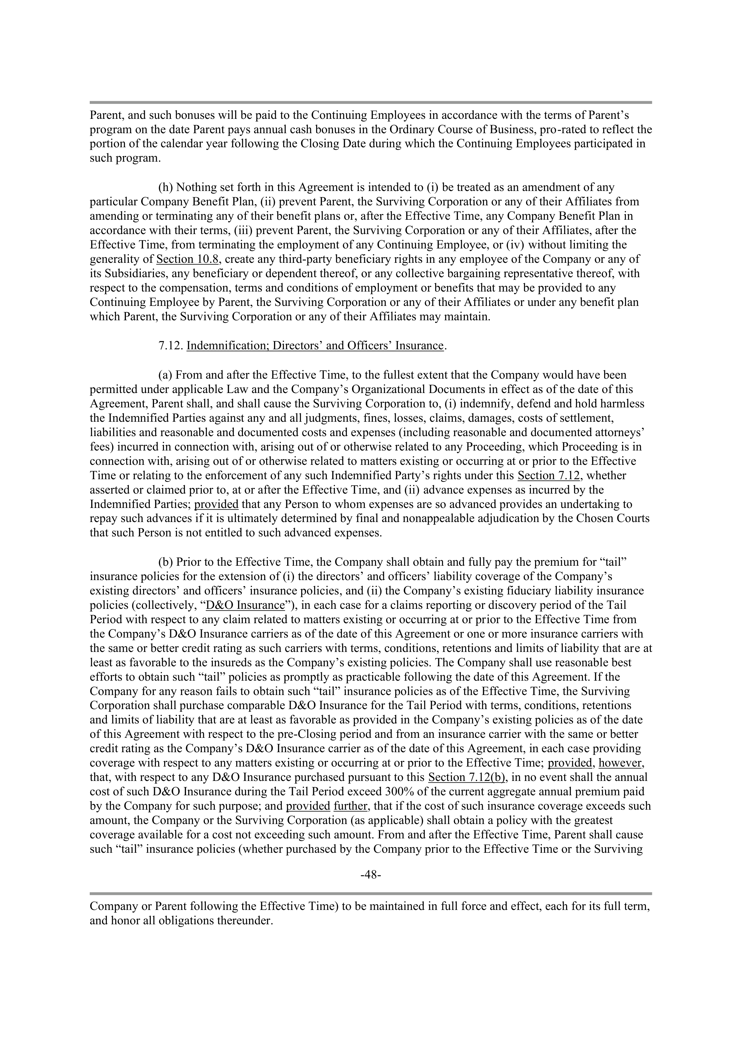 UNITEDHEALTH GROUP Merger Contractor — page 48