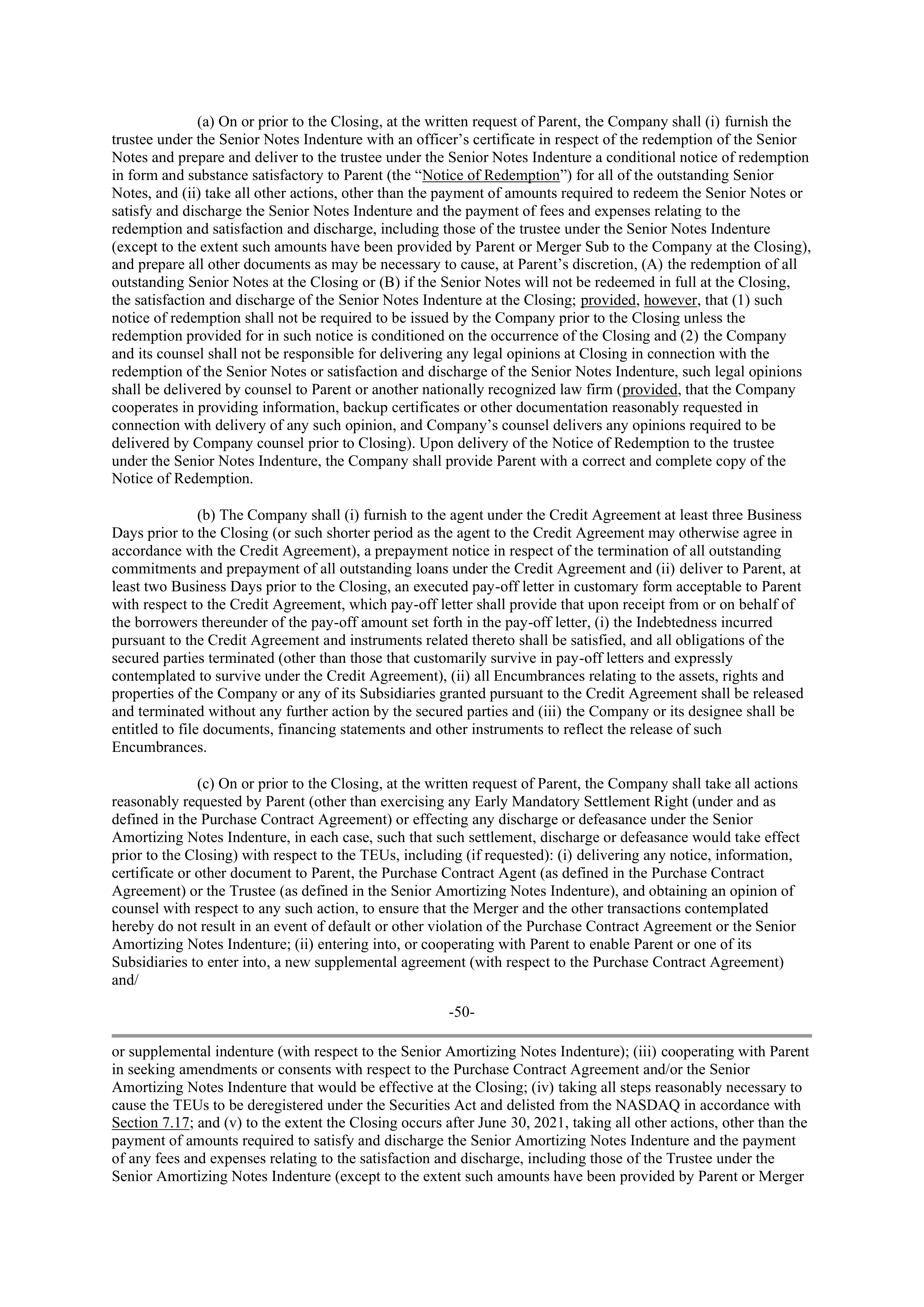 UNITEDHEALTH GROUP Merger Contractor — page 50