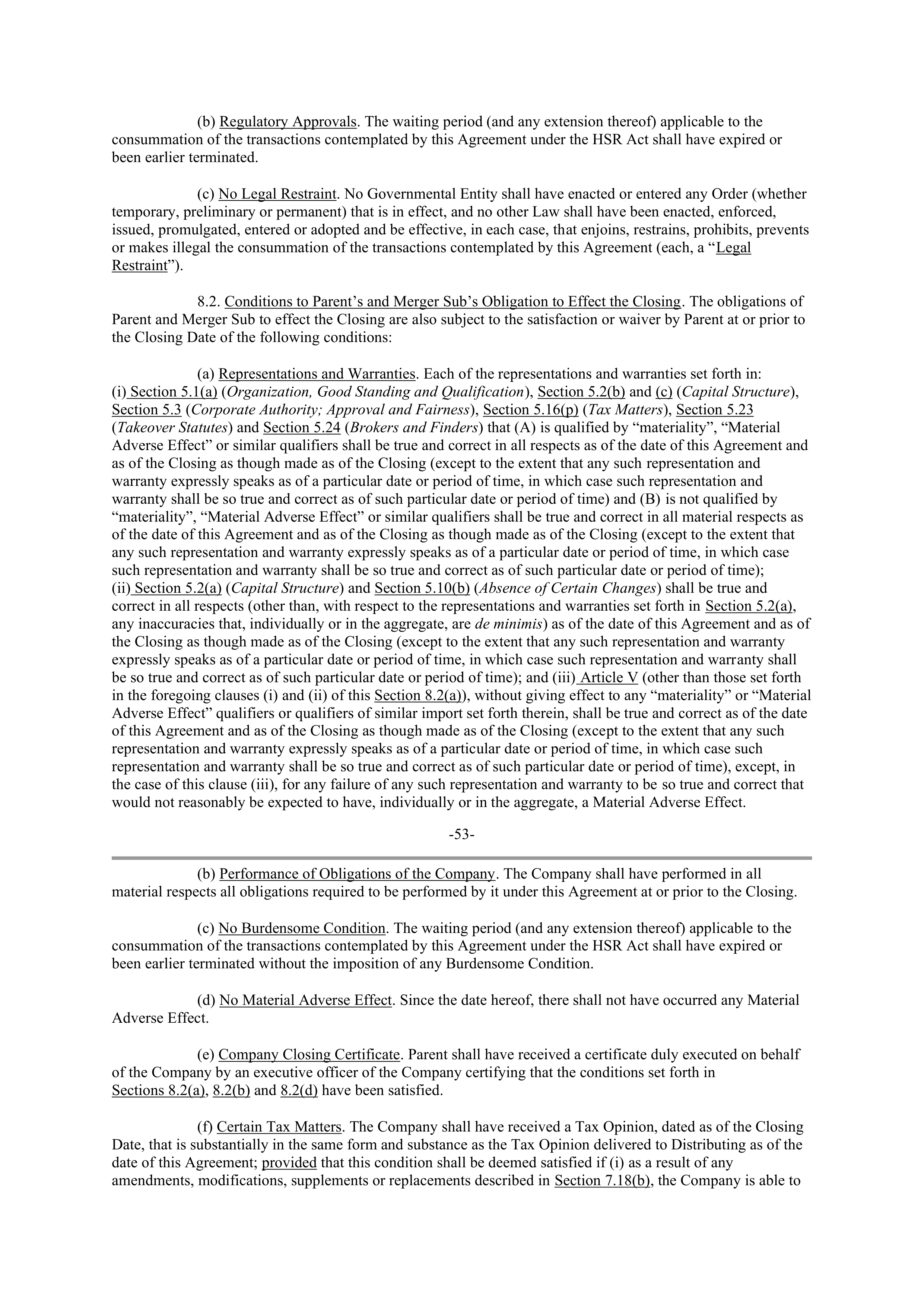 UNITEDHEALTH GROUP Merger Contractor — page 53