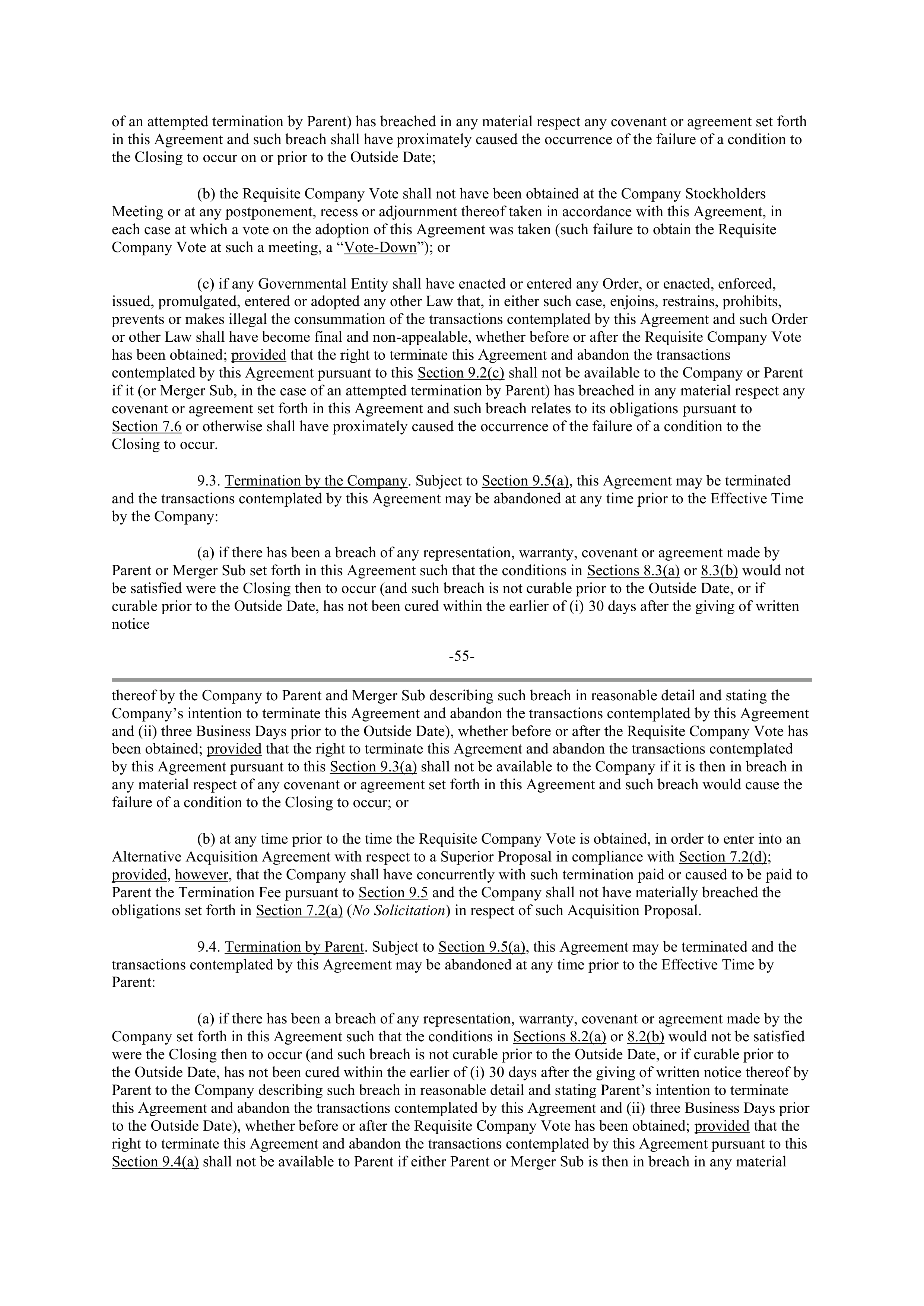 UNITEDHEALTH GROUP Merger Contractor — page 55