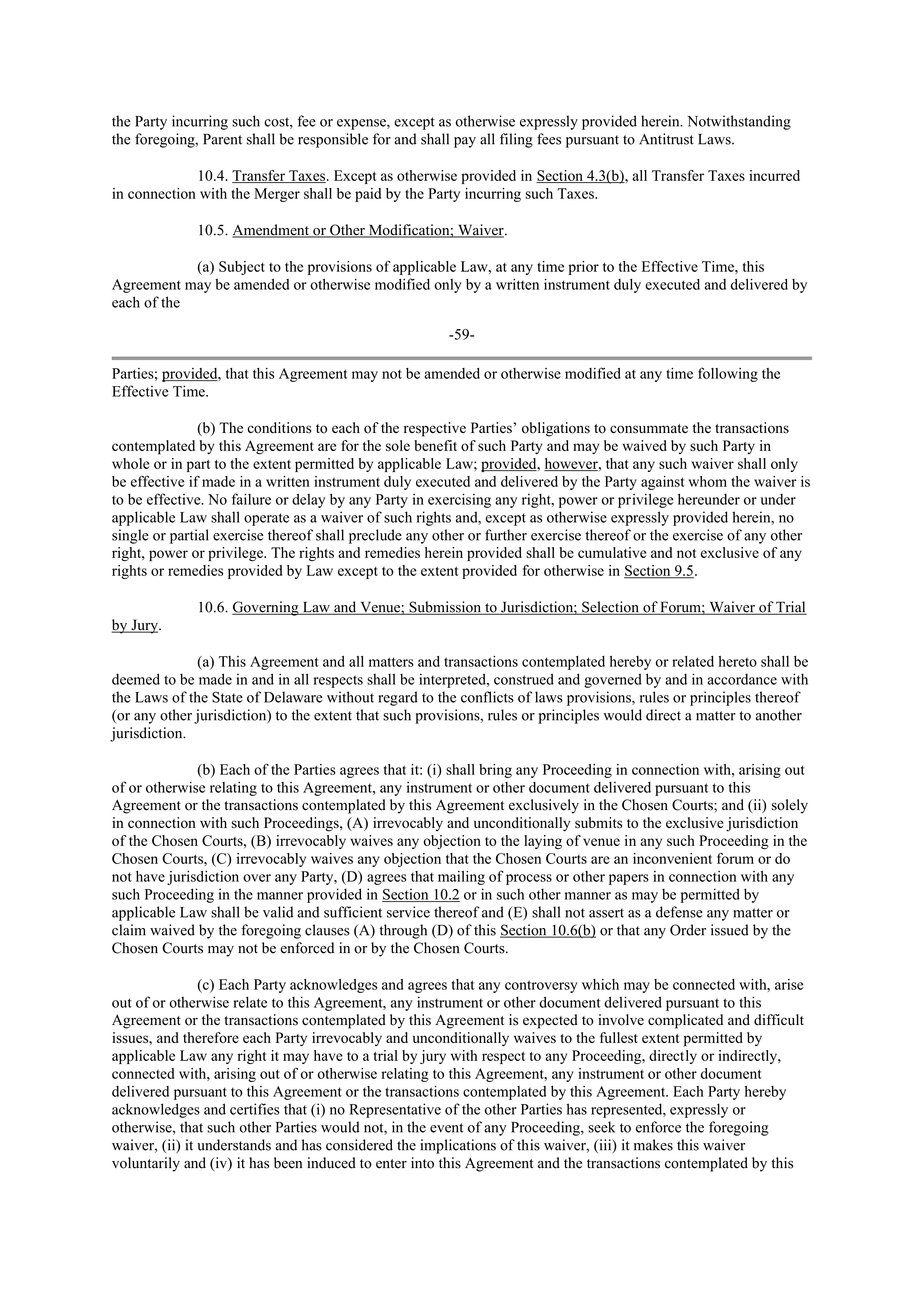 UNITEDHEALTH GROUP Merger Contractor — page 59