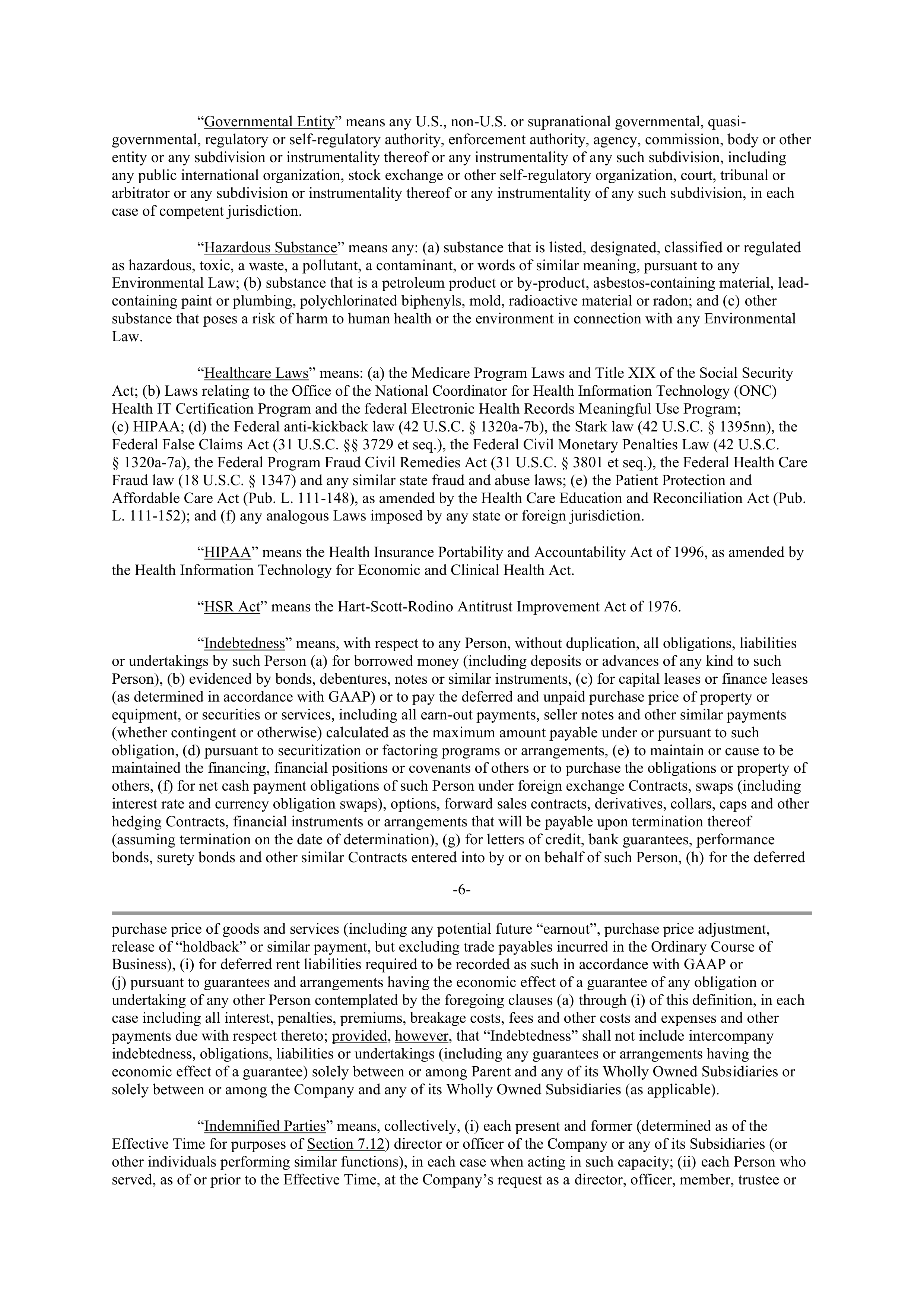 UNITEDHEALTH GROUP Merger Contractor — page 68