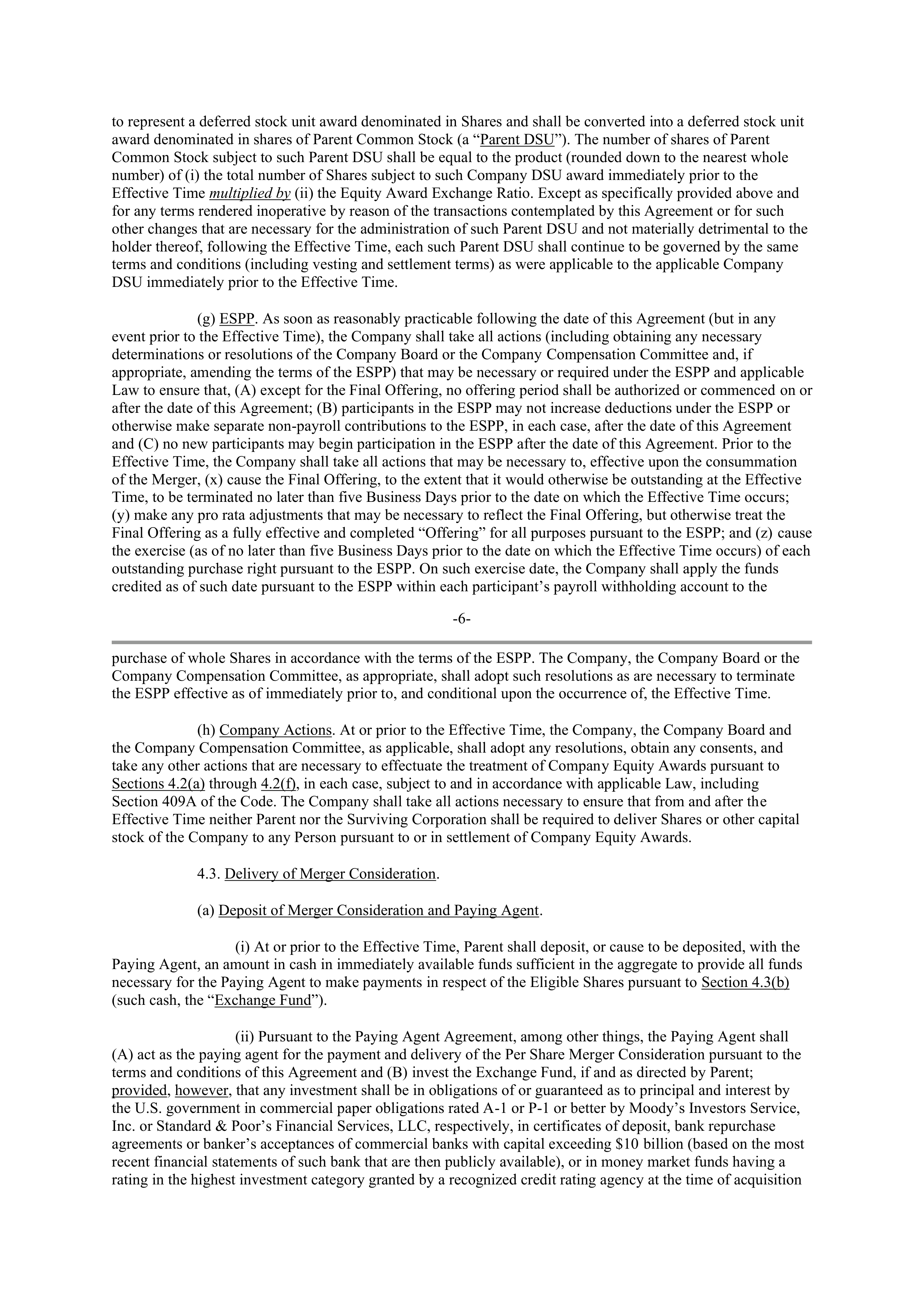 UNITEDHEALTH GROUP Merger Contractor — page 9