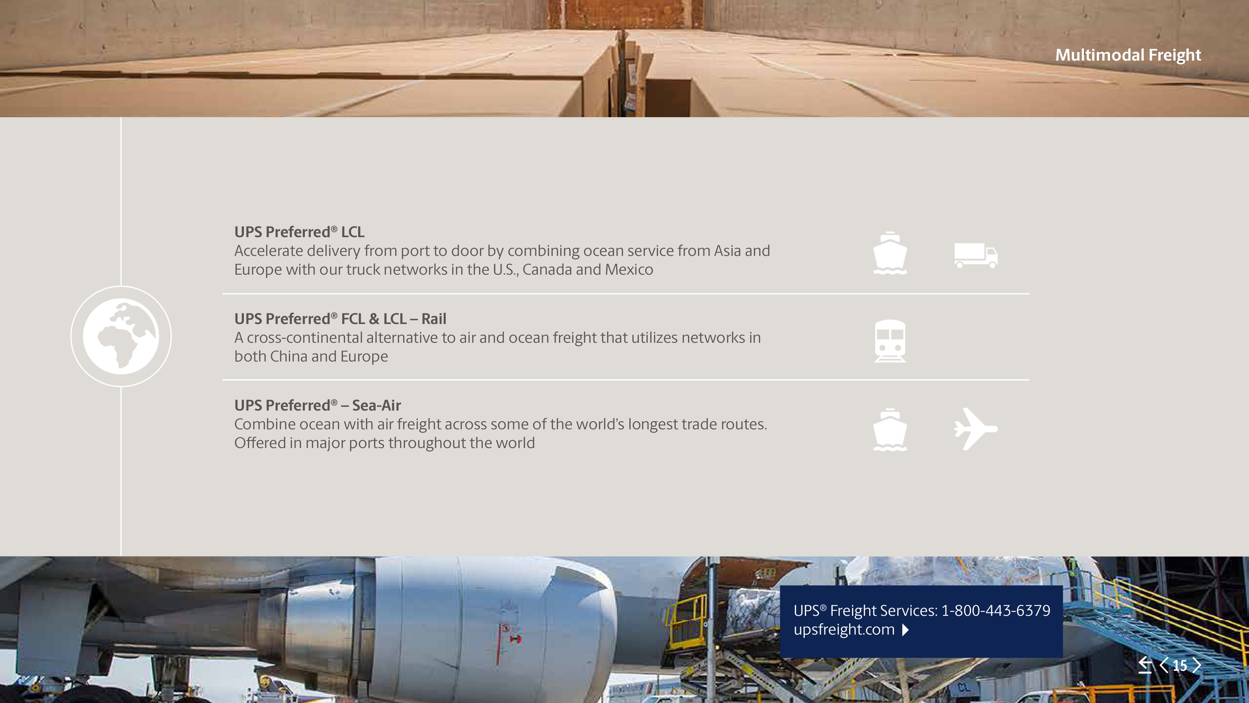 UPS Freight Services Brochure — page 15
