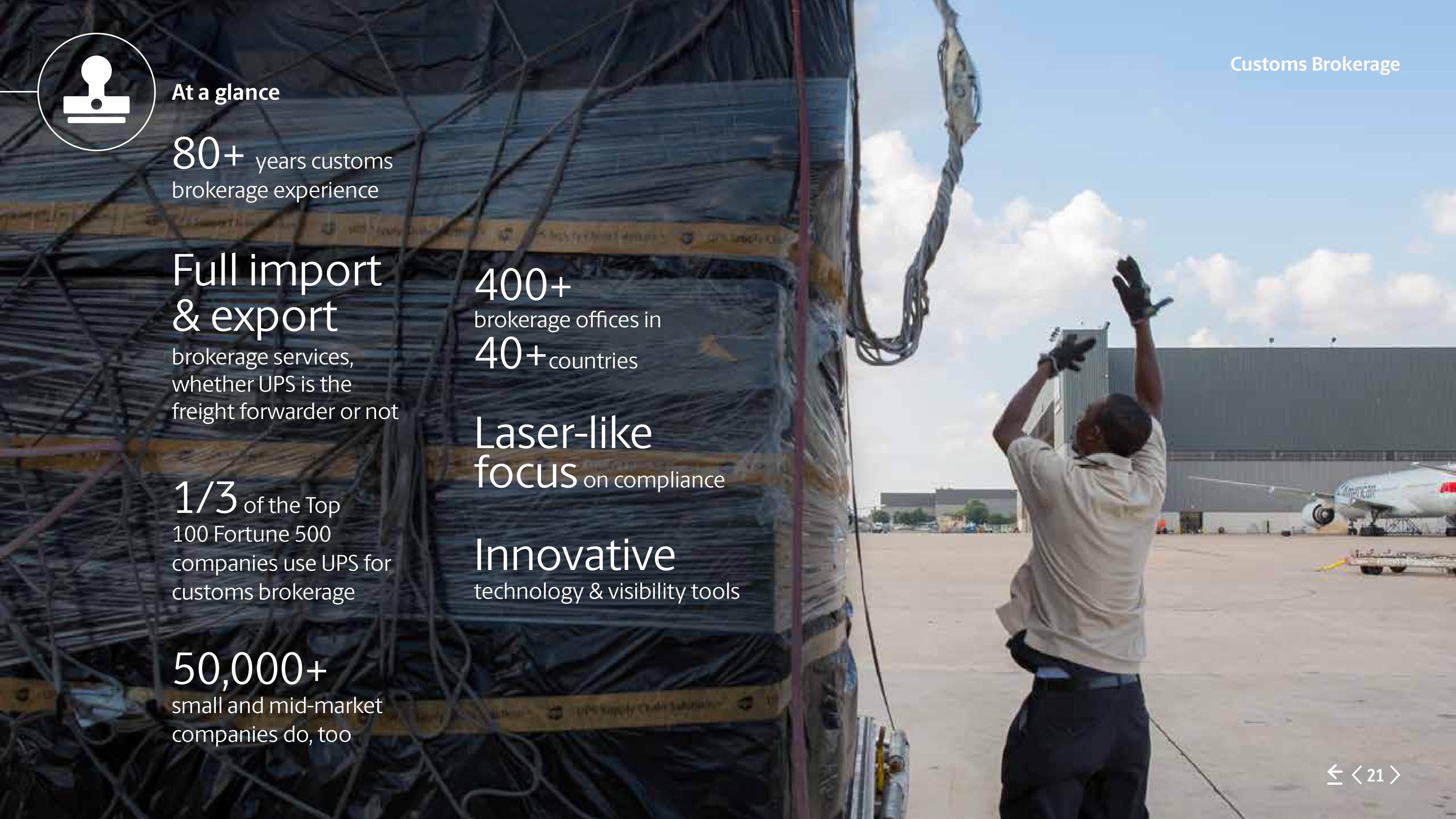 UPS Freight Services Brochure — page 21