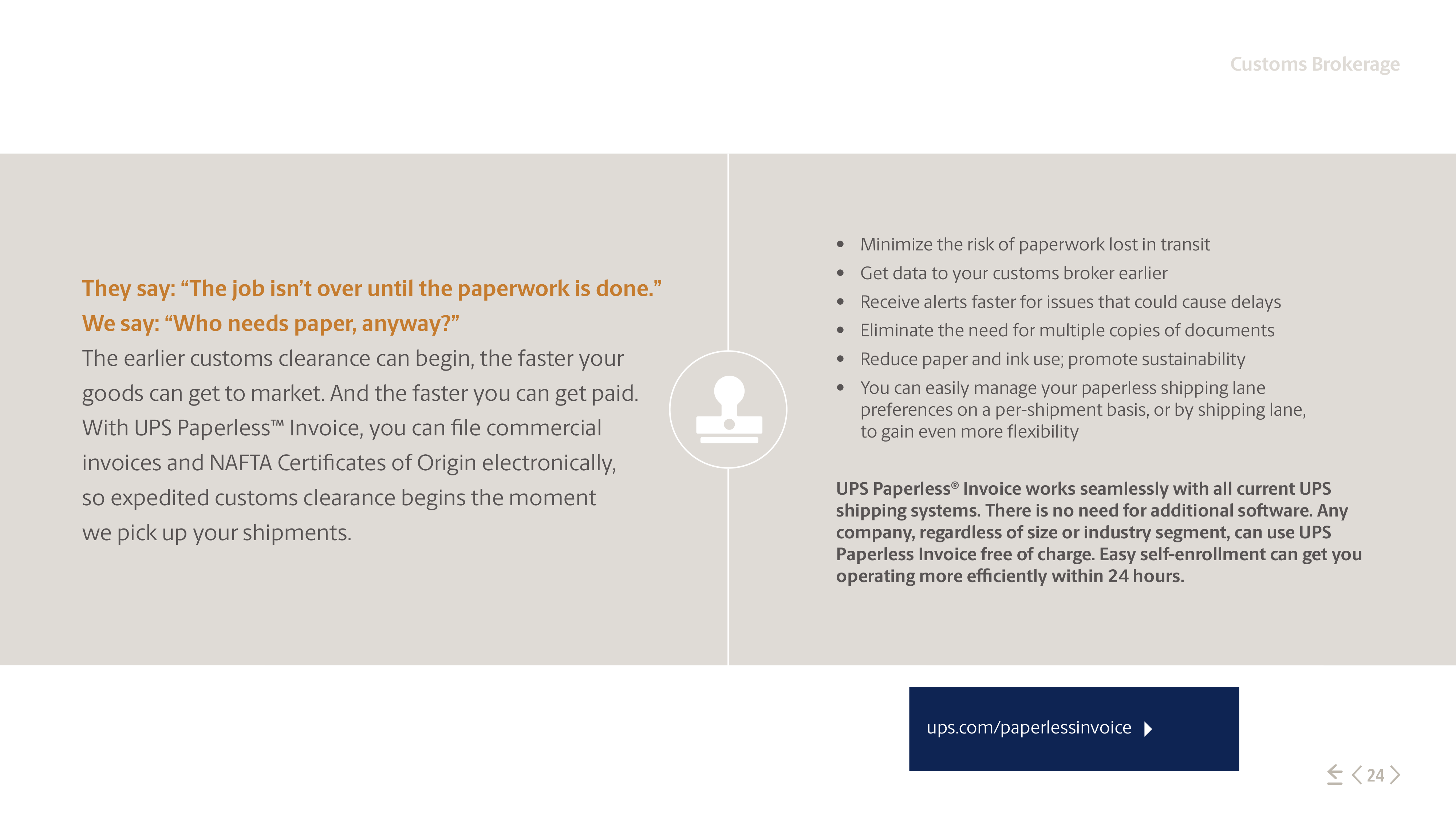 UPS Freight Services Brochure — page 24