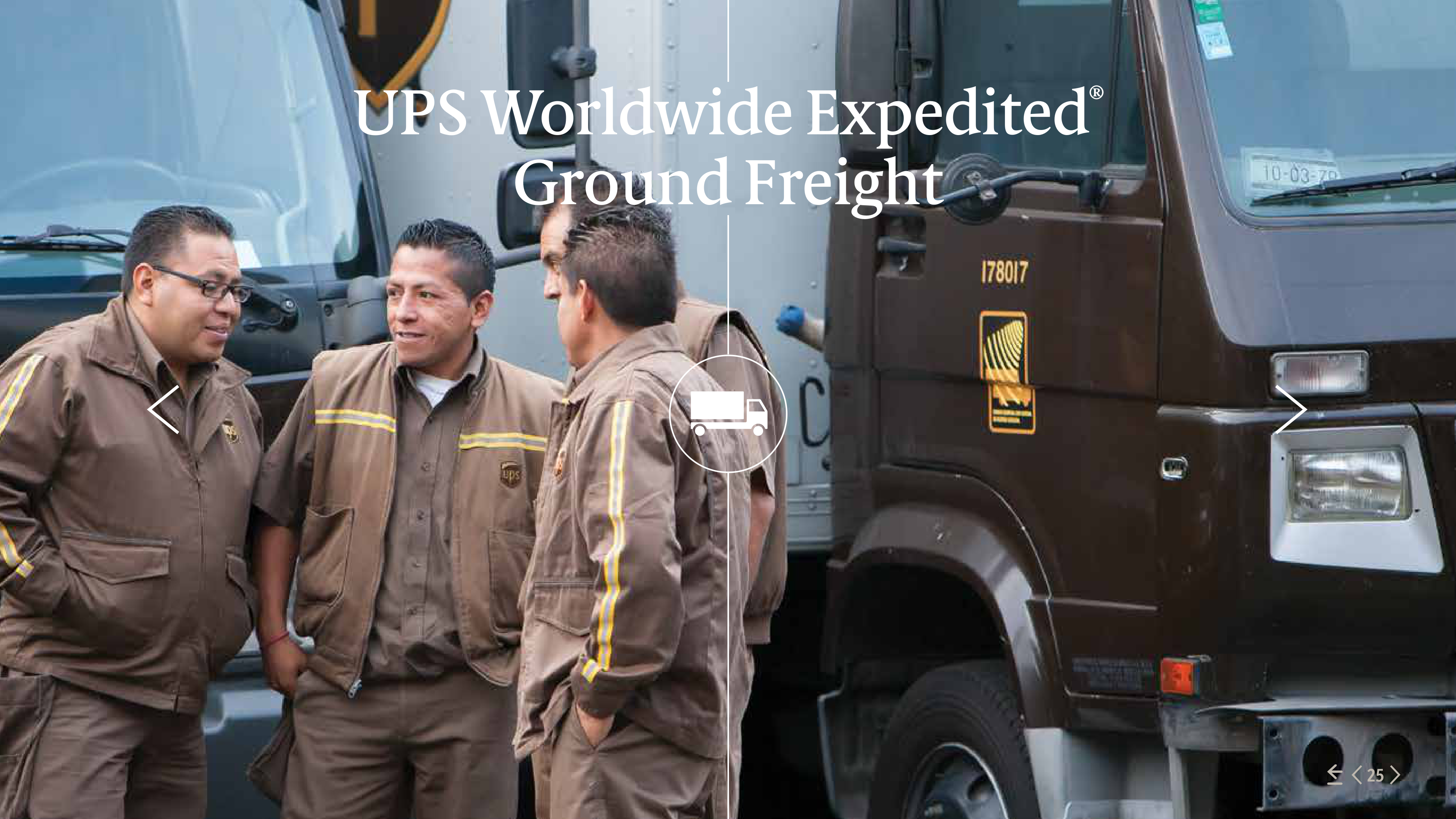 UPS Freight Services Brochure — page 25