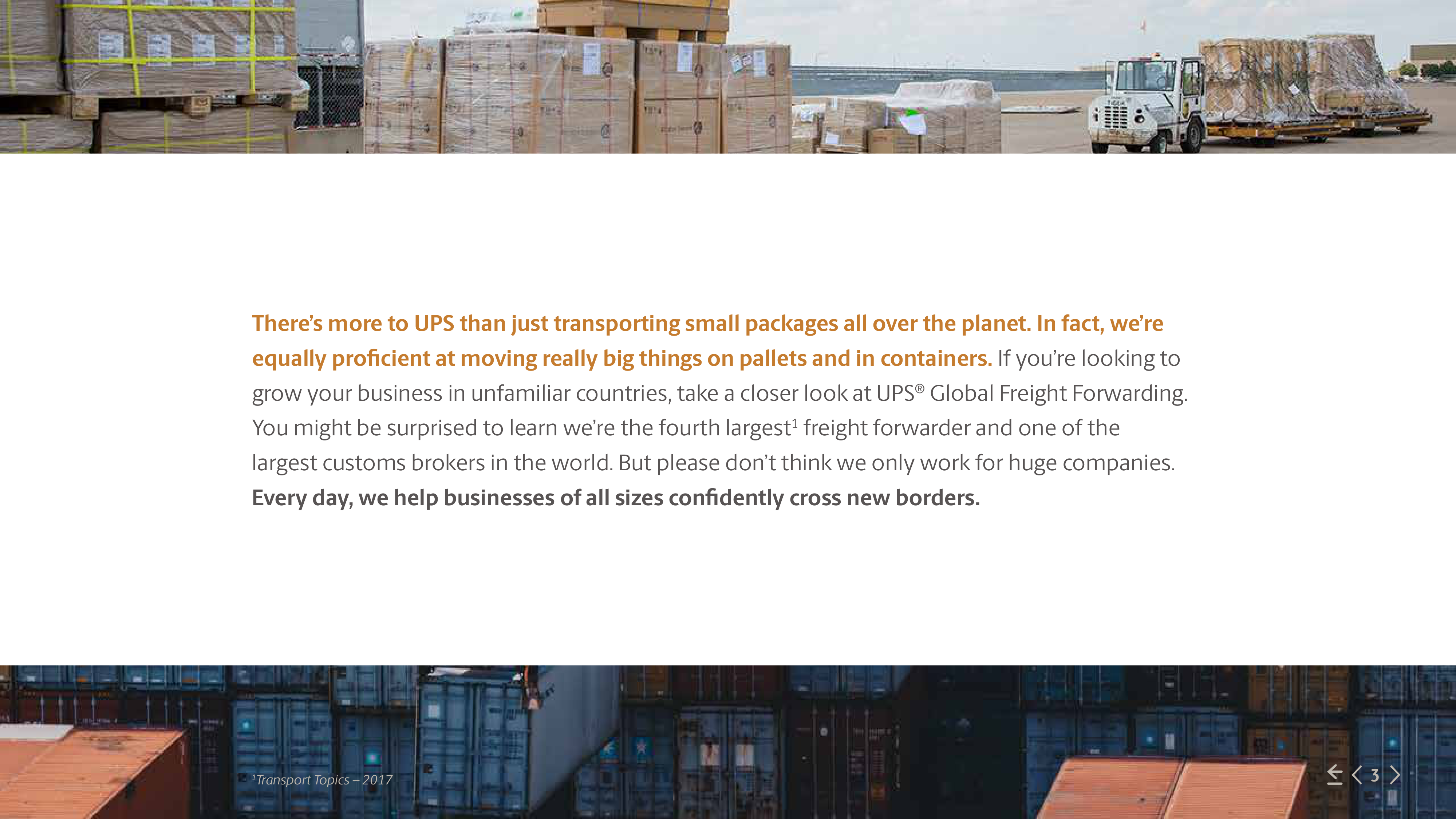 UPS Freight Services Brochure — page 3