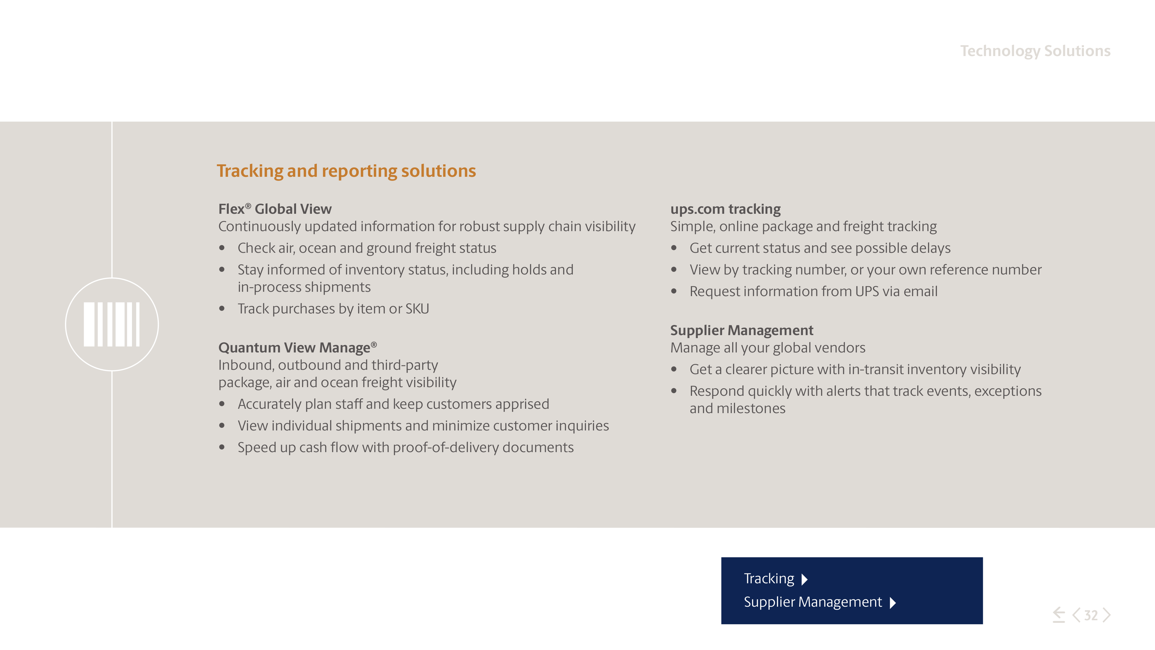 UPS Freight Services Brochure — page 32