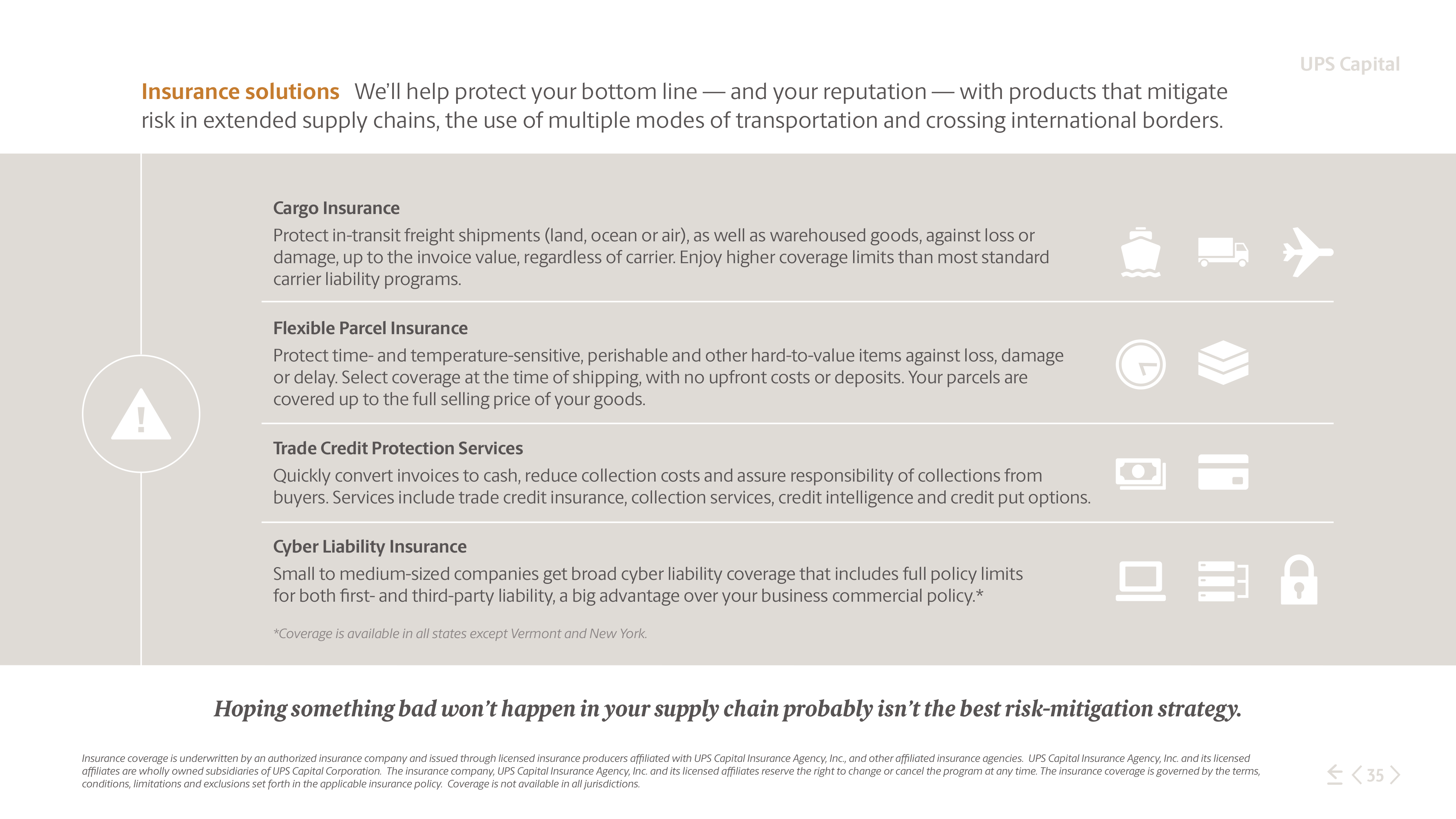 UPS Freight Services Brochure — page 35