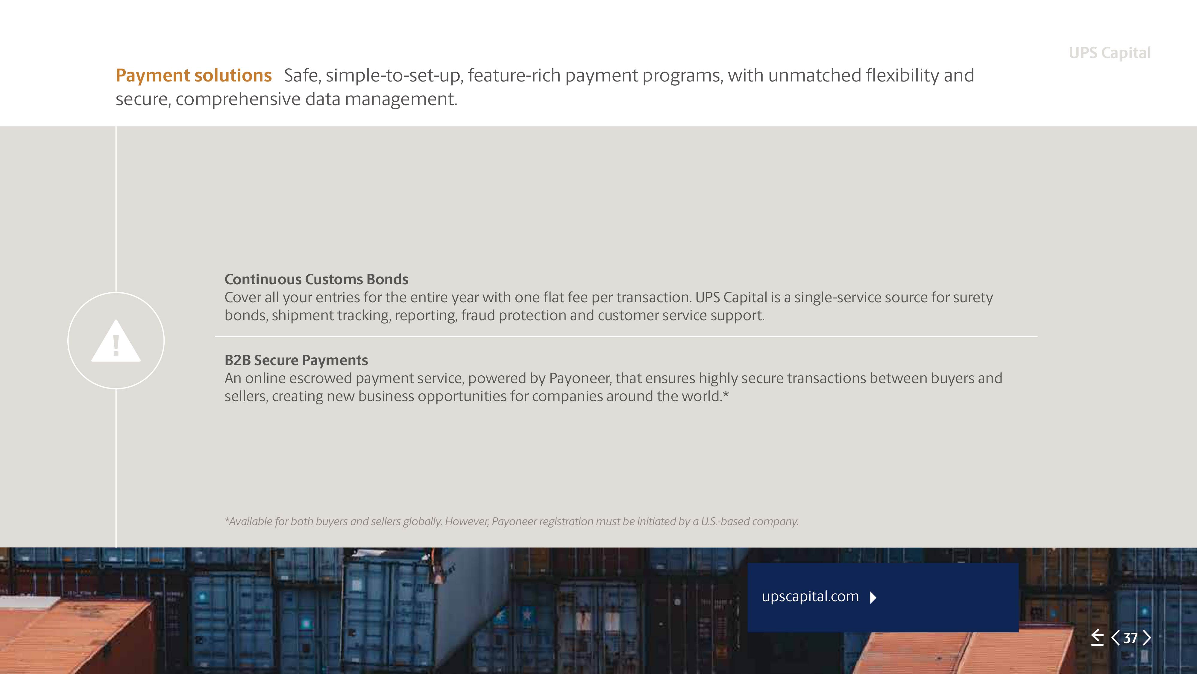UPS Freight Services Brochure — page 37