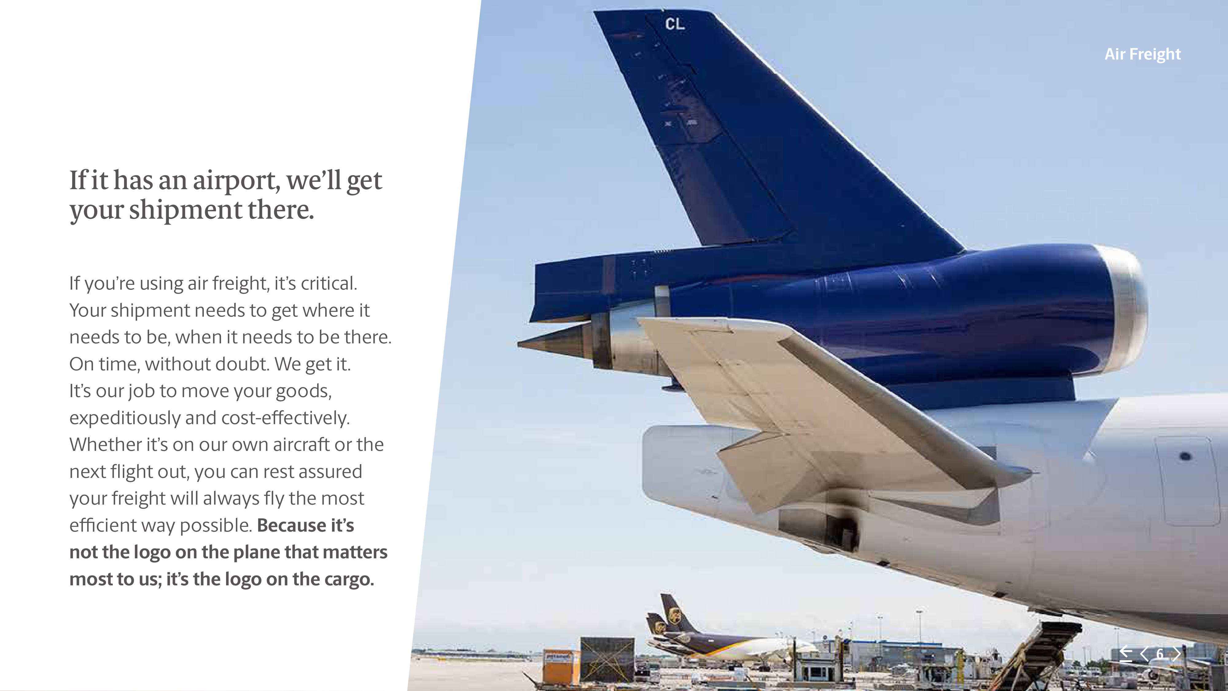 UPS Freight Services Brochure — page 6