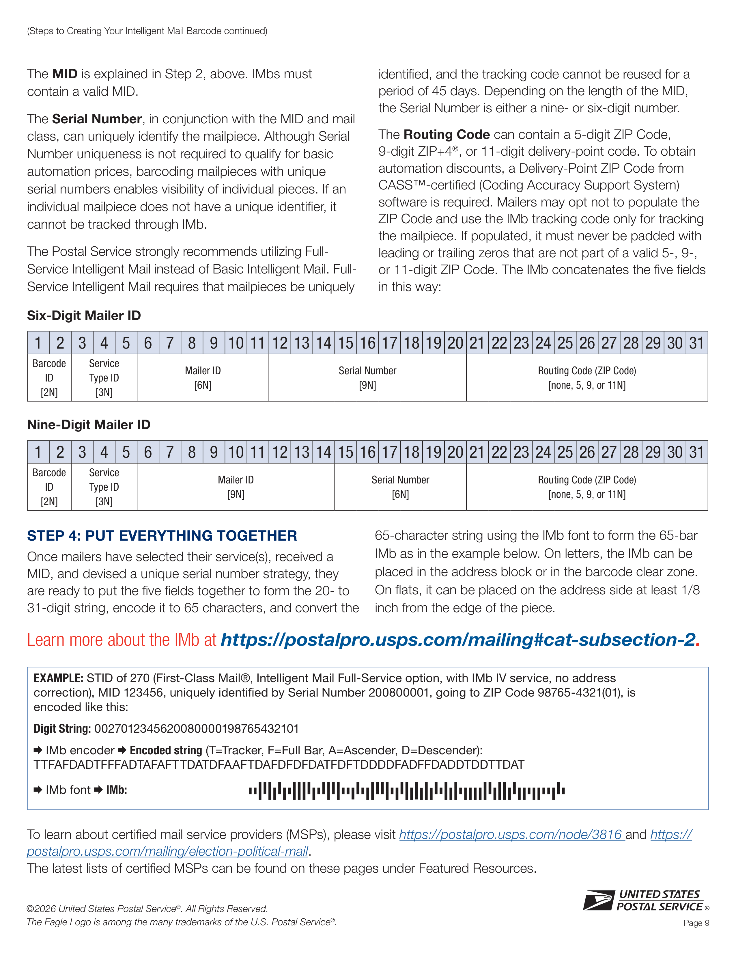 USPS 2026–2027 Official Election Mail Guide — page 9