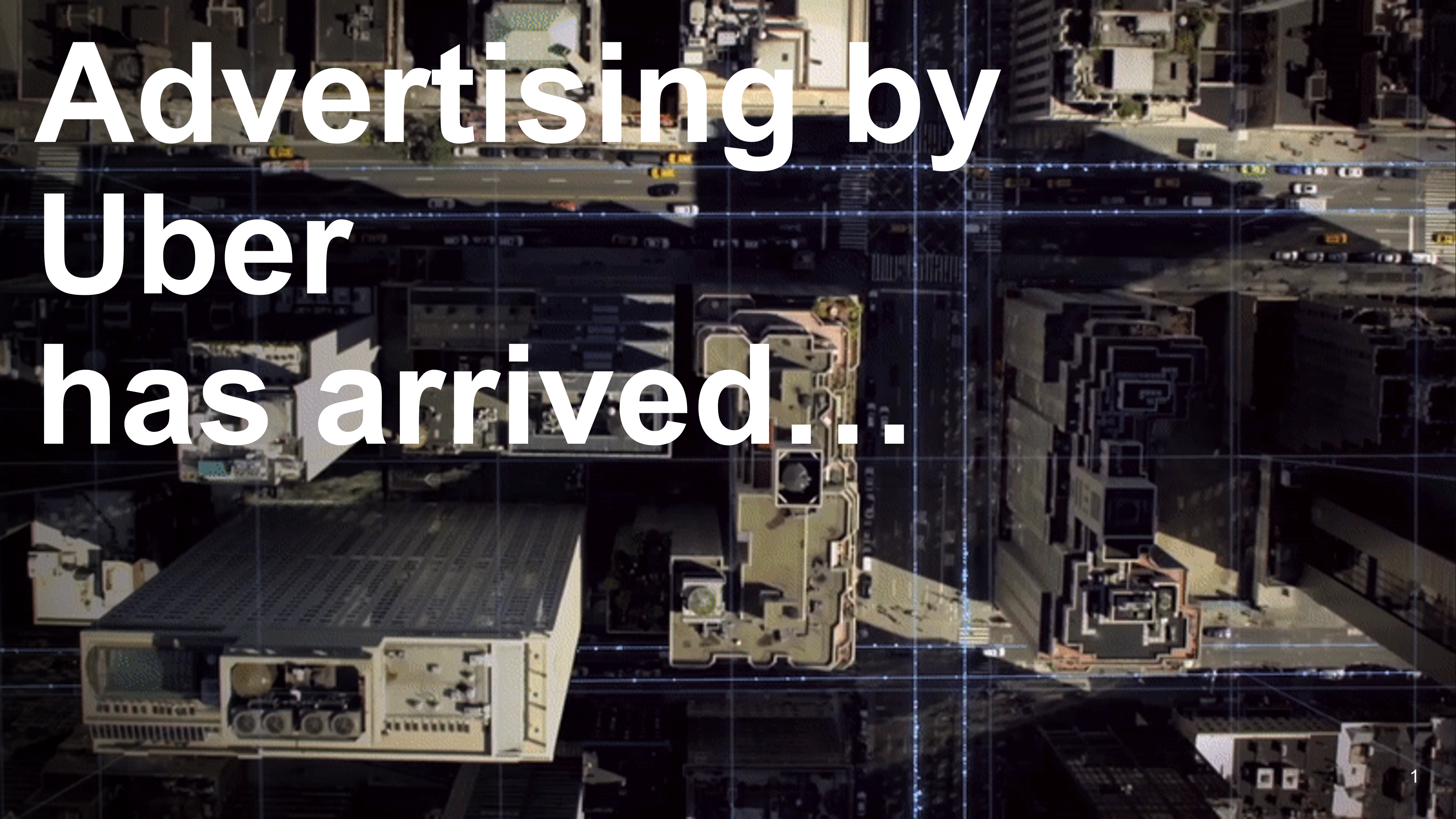 Uber Advertising Media Kit — page 1