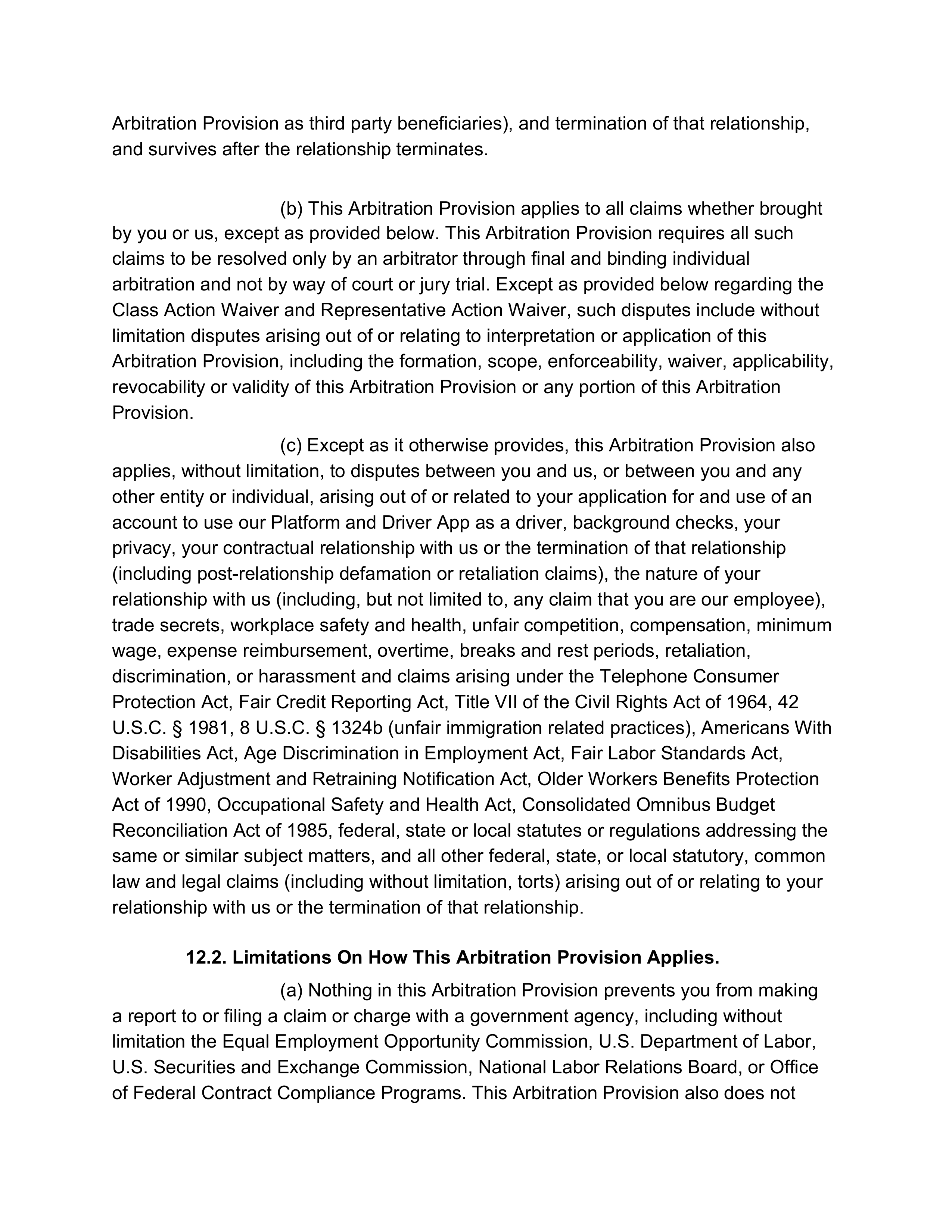 Uber Platform Access Agreement — page 16
