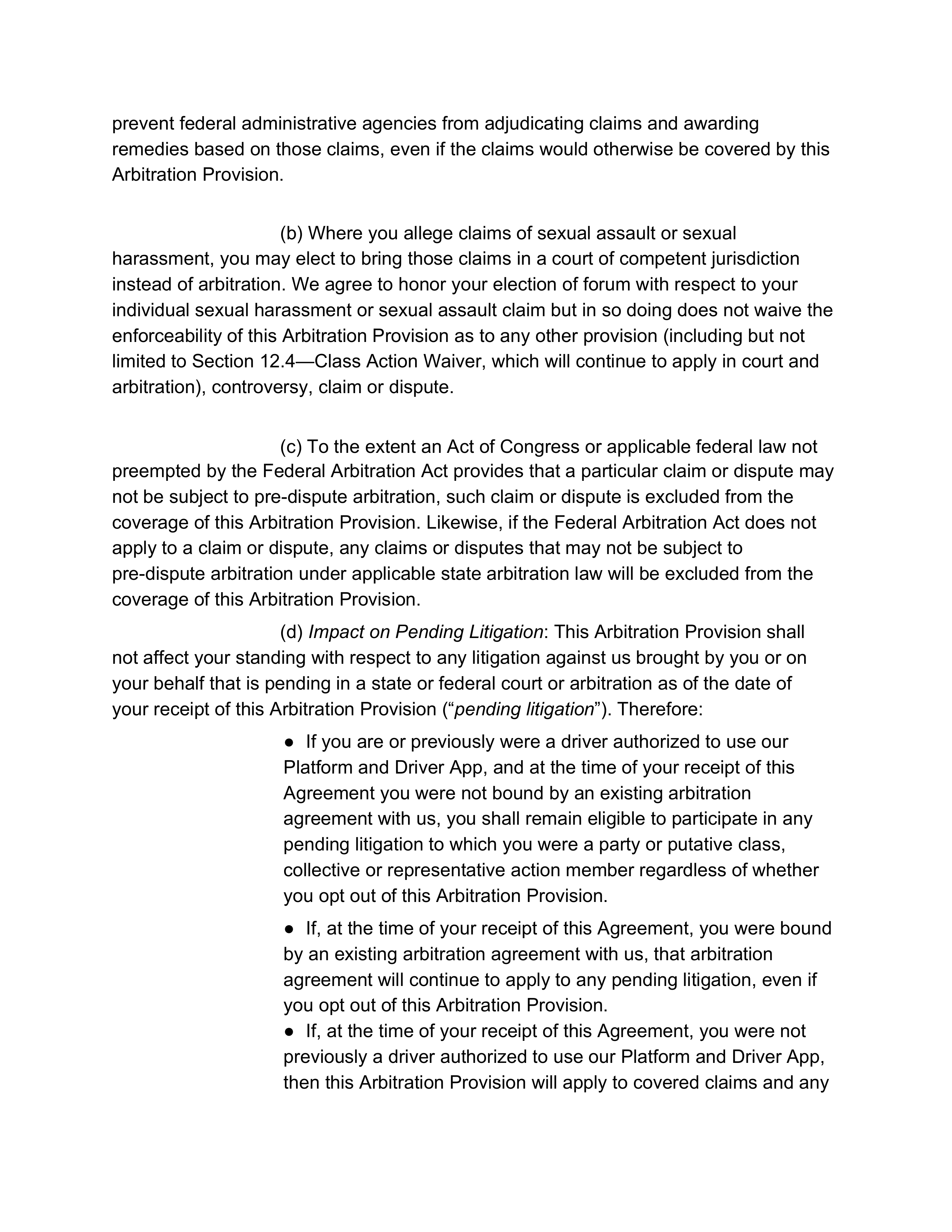 Uber Platform Access Agreement — page 17