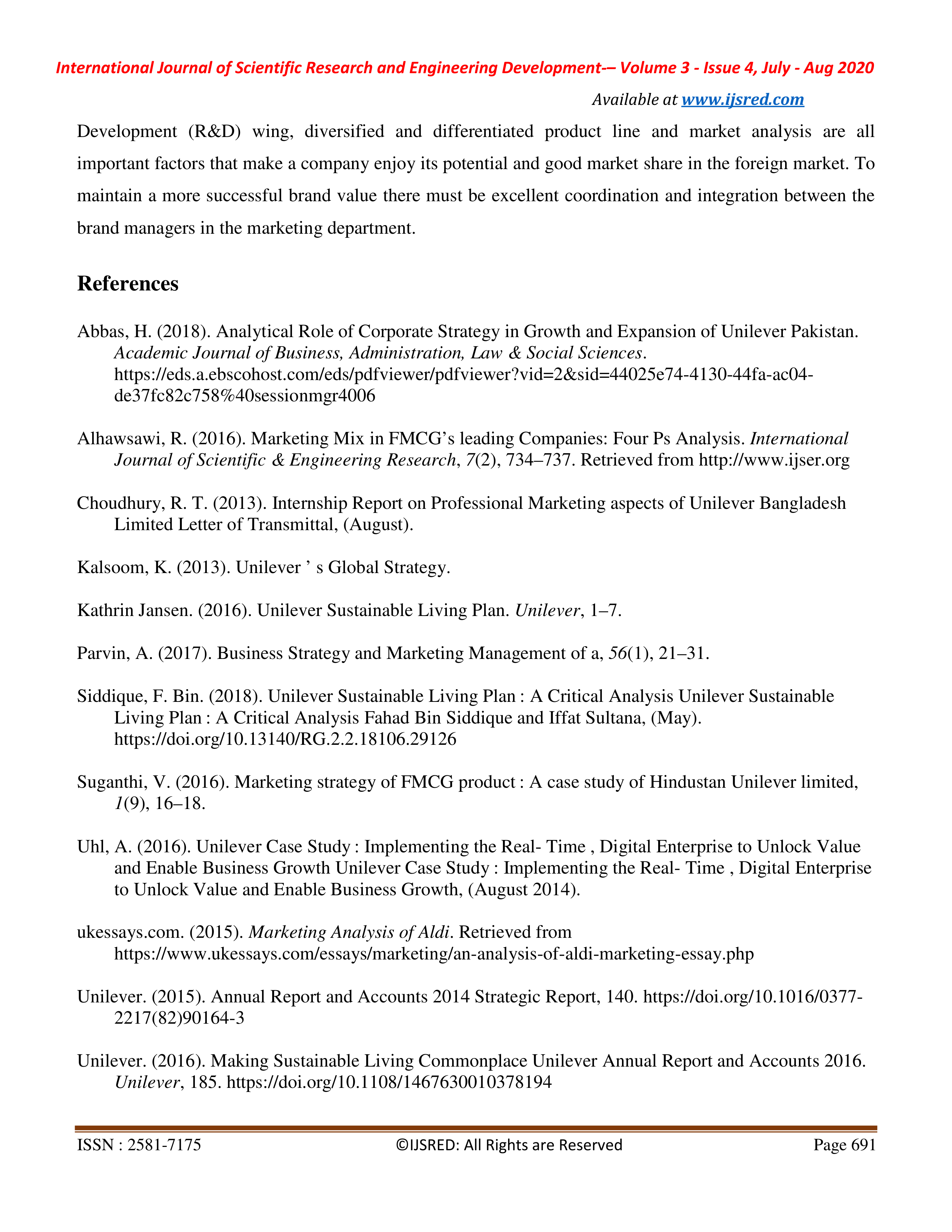 Unilever Marketing Strategy — page 12