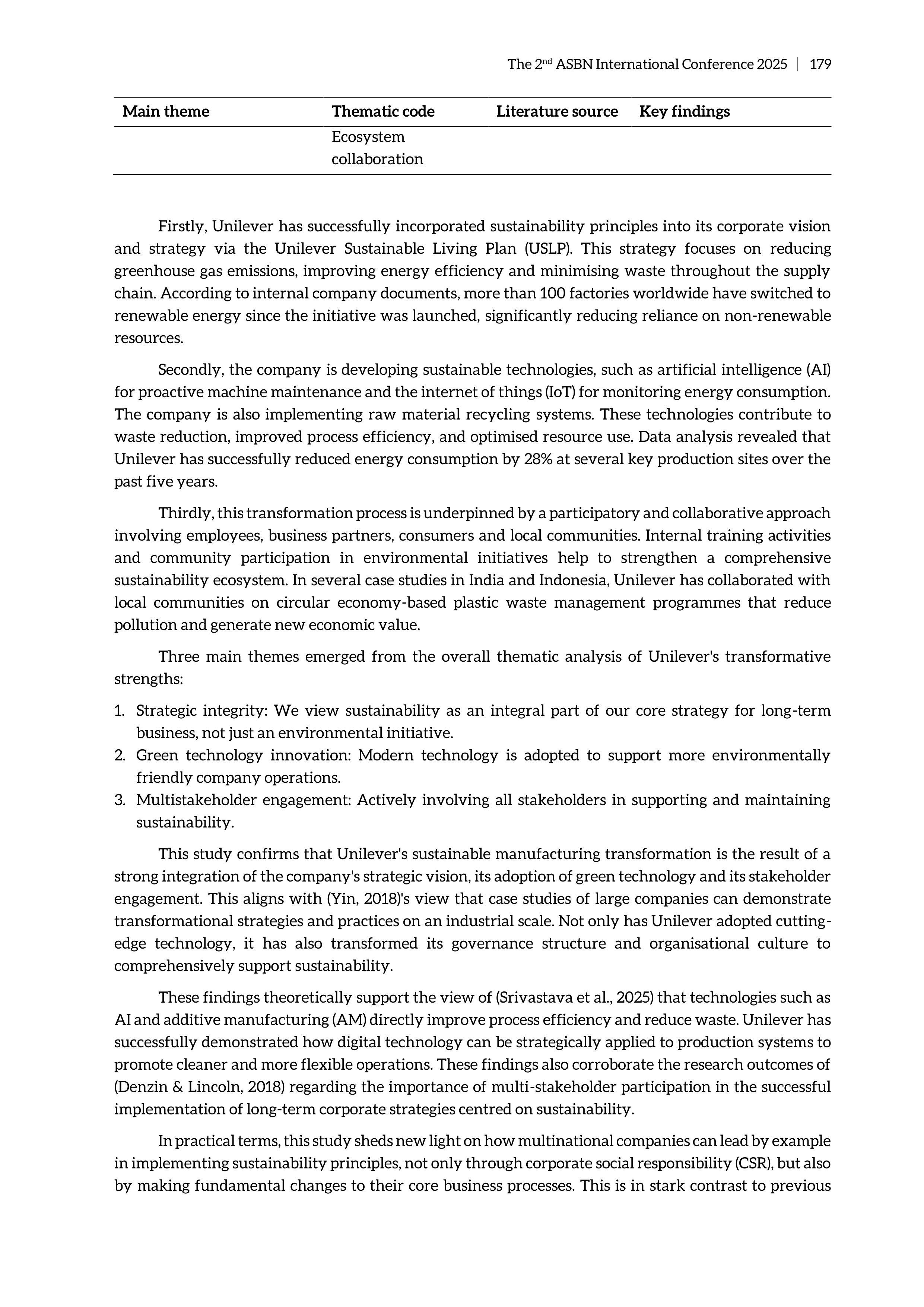 Unilever Sustainability Report — page 5