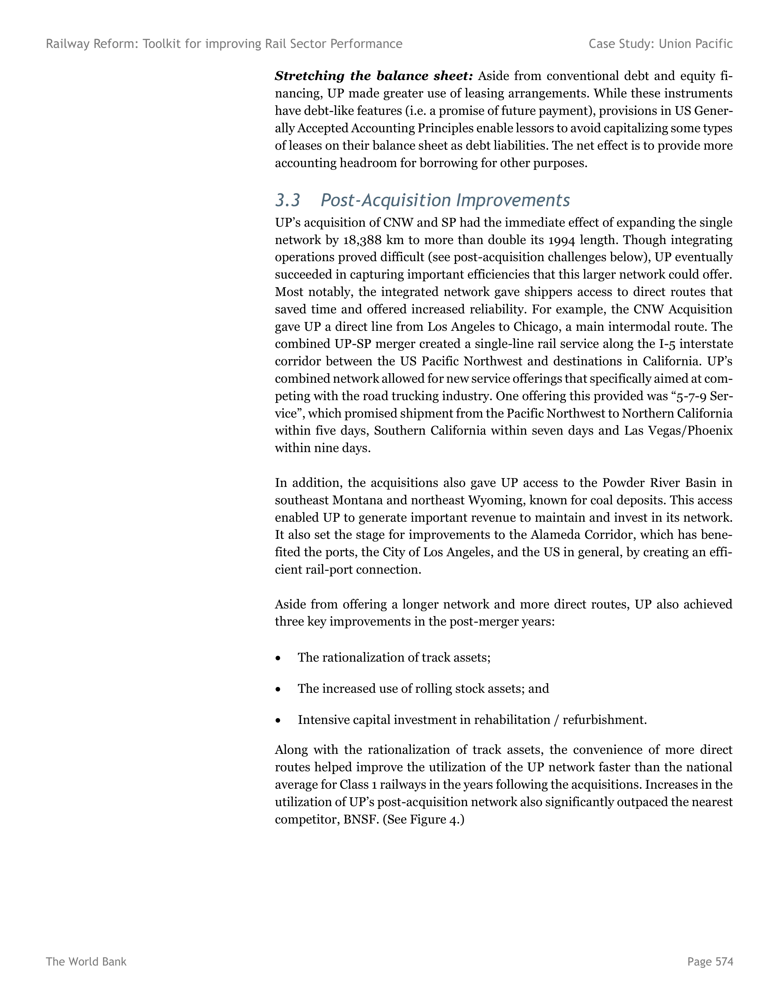 Union Pacific Case Study — page 6