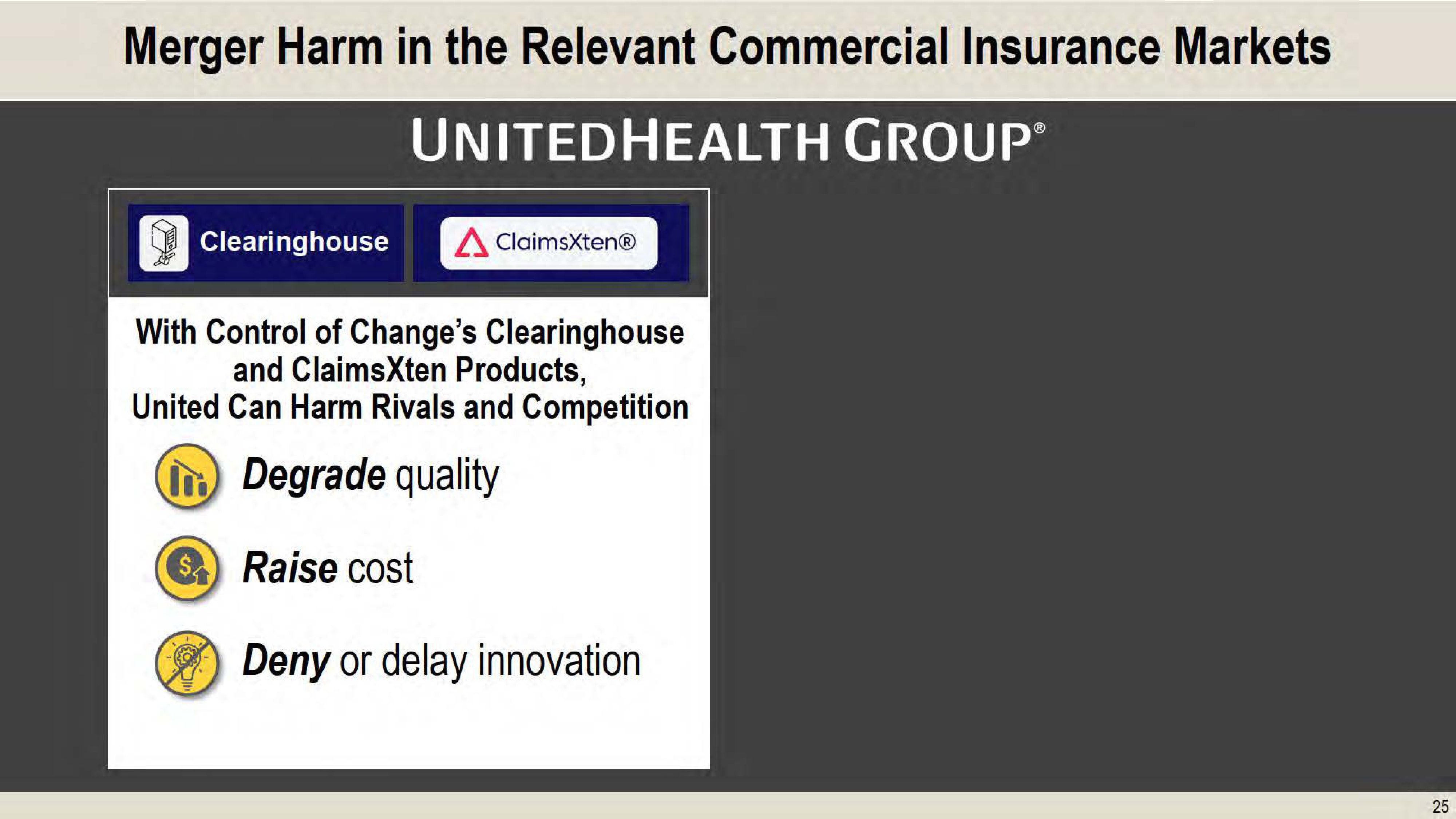 United States v. UnitedHealth Group Opening Statement — page 25
